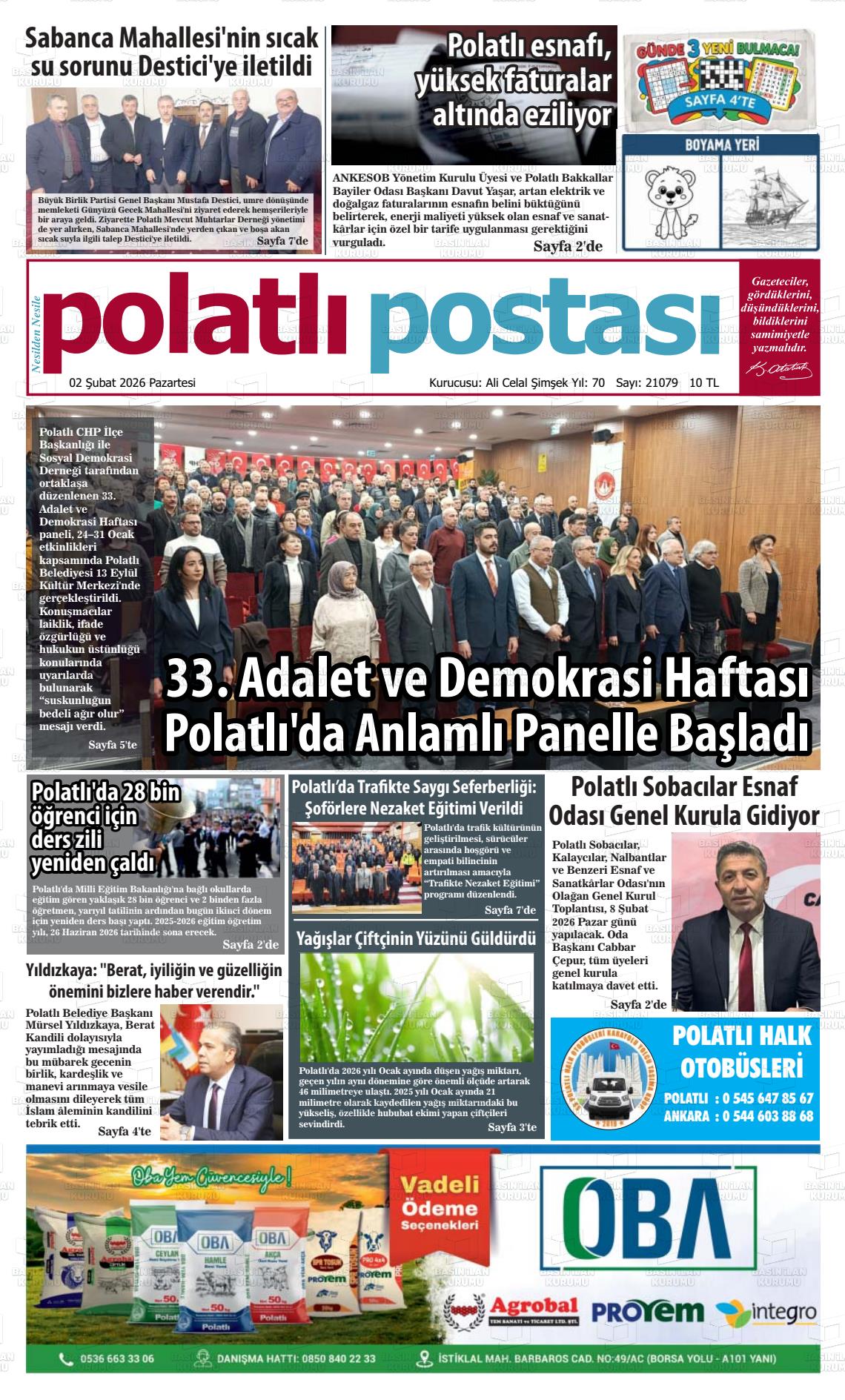 Ankara Polatlipostasi 02.02.2026