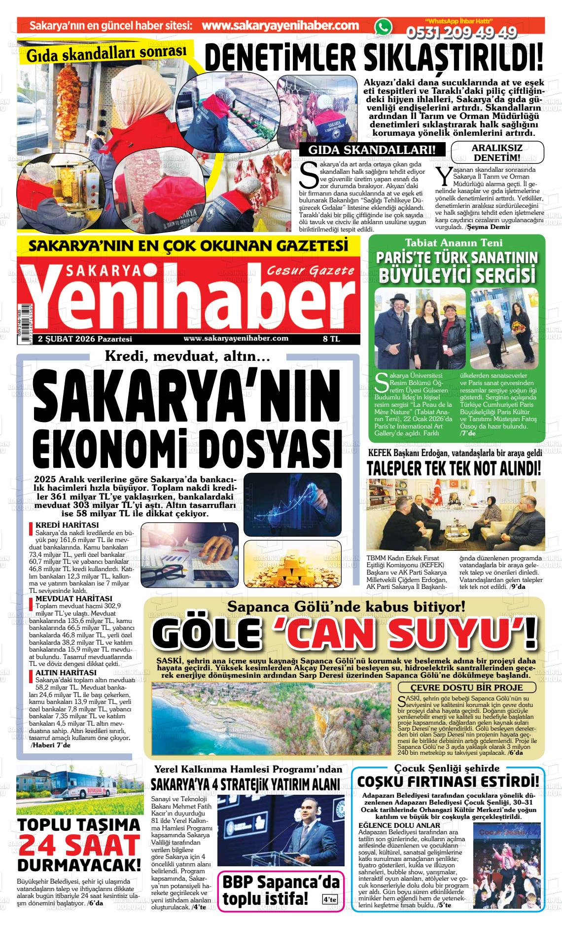 Sakarya Yenihaber 02.02.2026