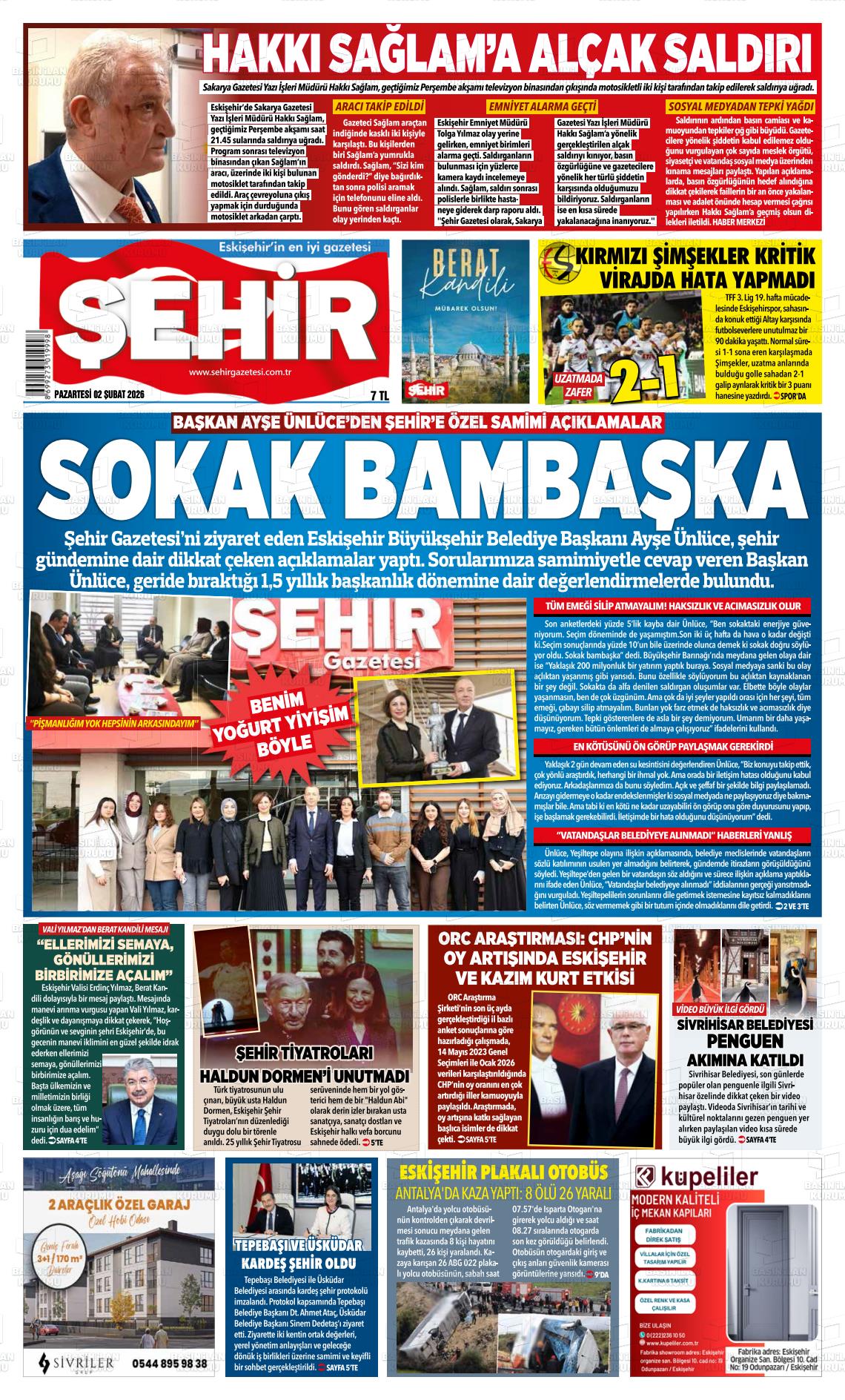Eskisehir Sehir 02.02.2026