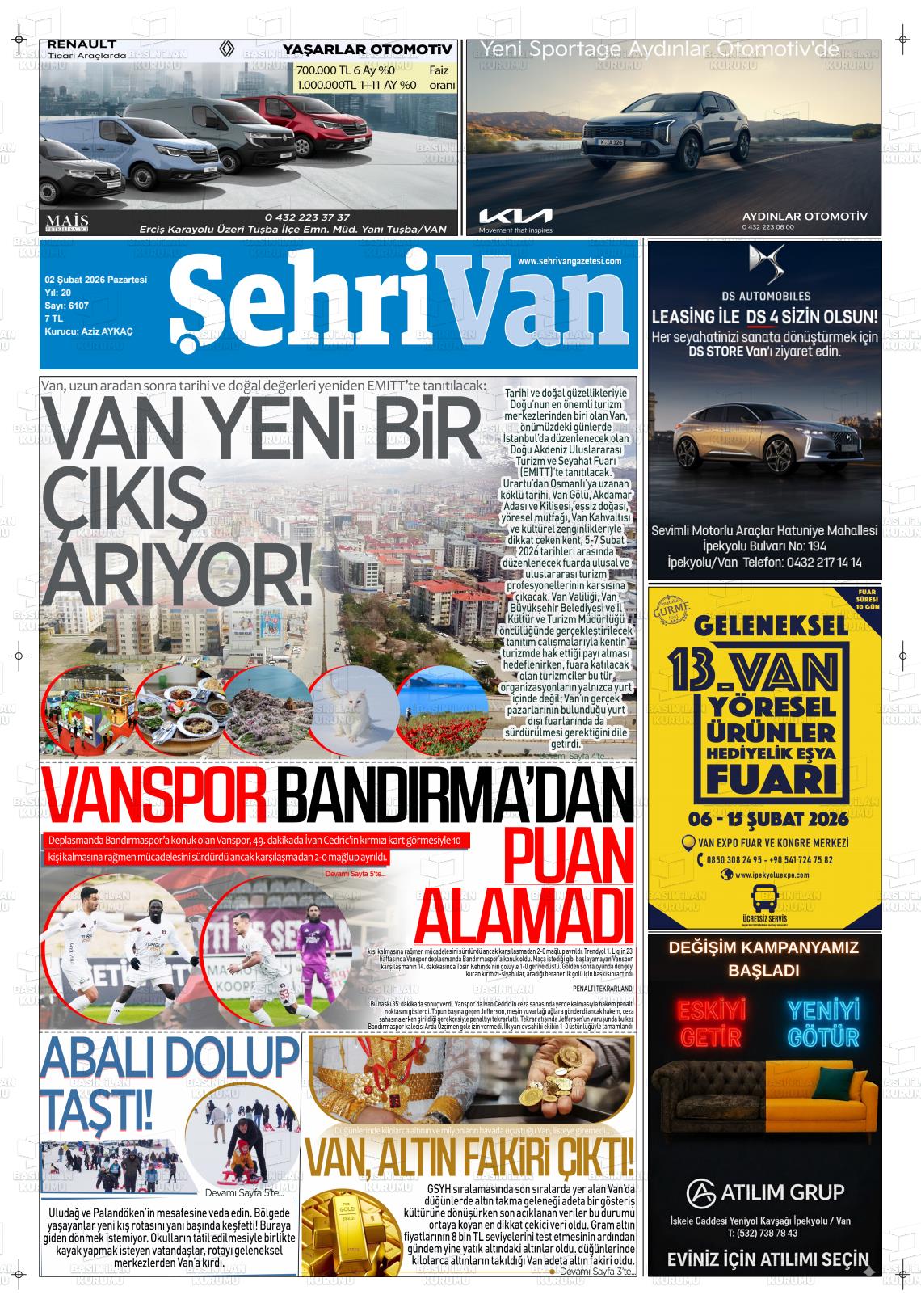 Van Sehri 02.02.2026