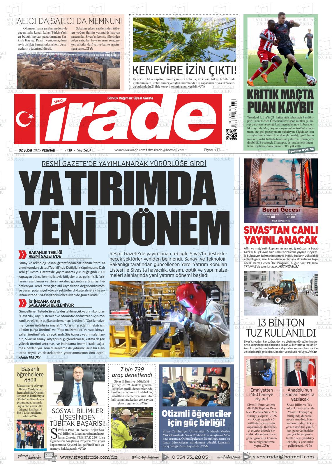 Sivas Irade 02.02.2026