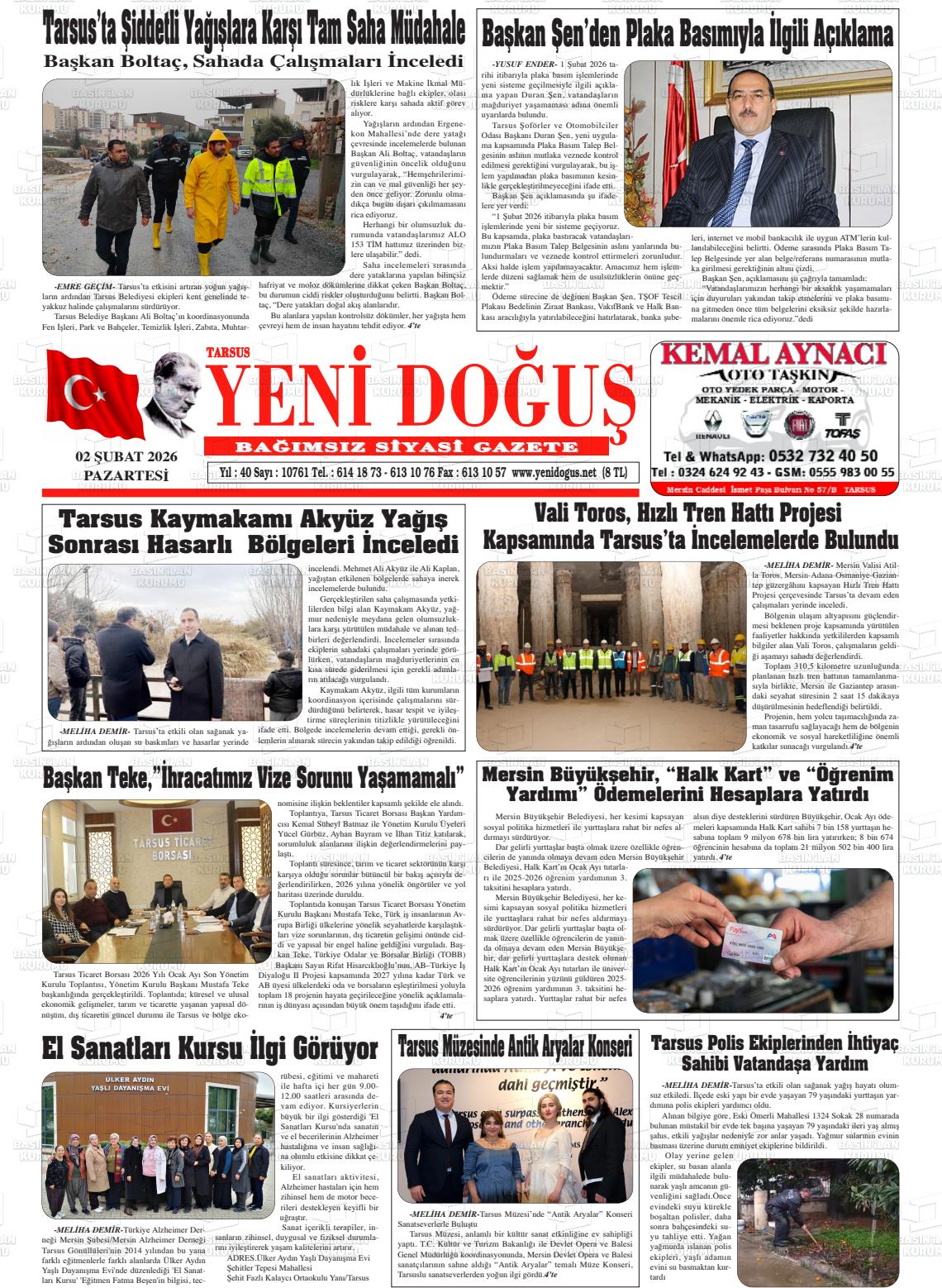 Mersin Tarsusyenidogus 02.02.2026