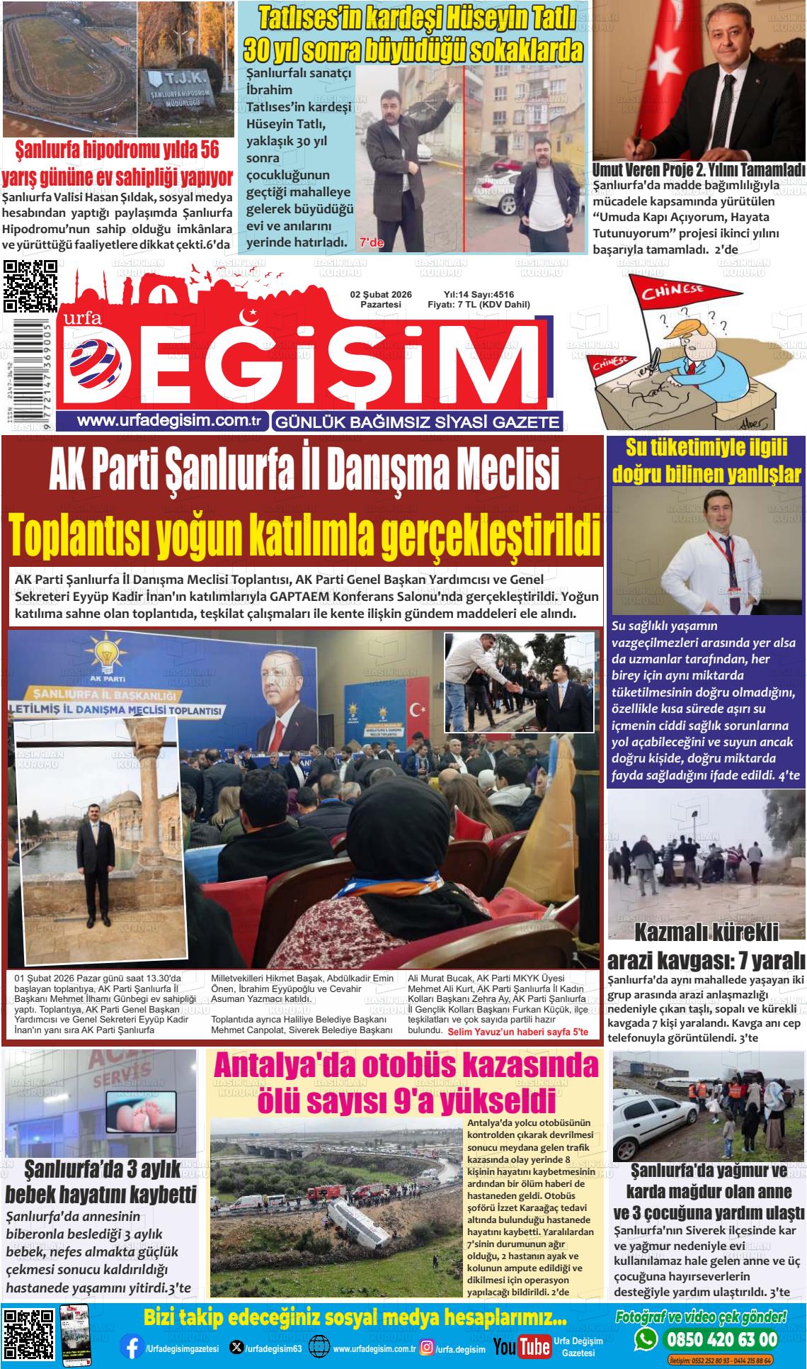 Sanliurfa Urfastar 02.02.2026