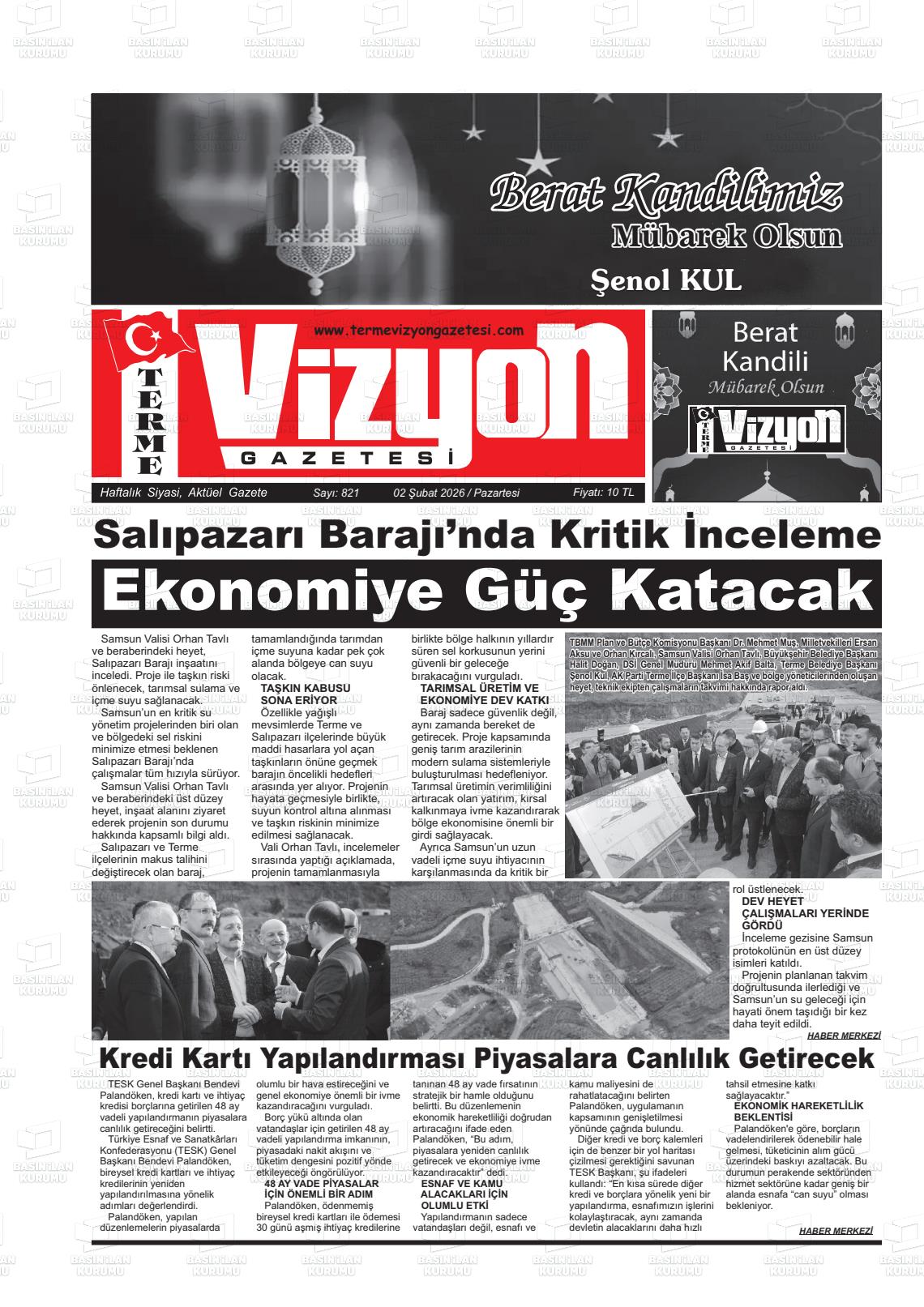 Samsun Vizyonterme 02.02.2026