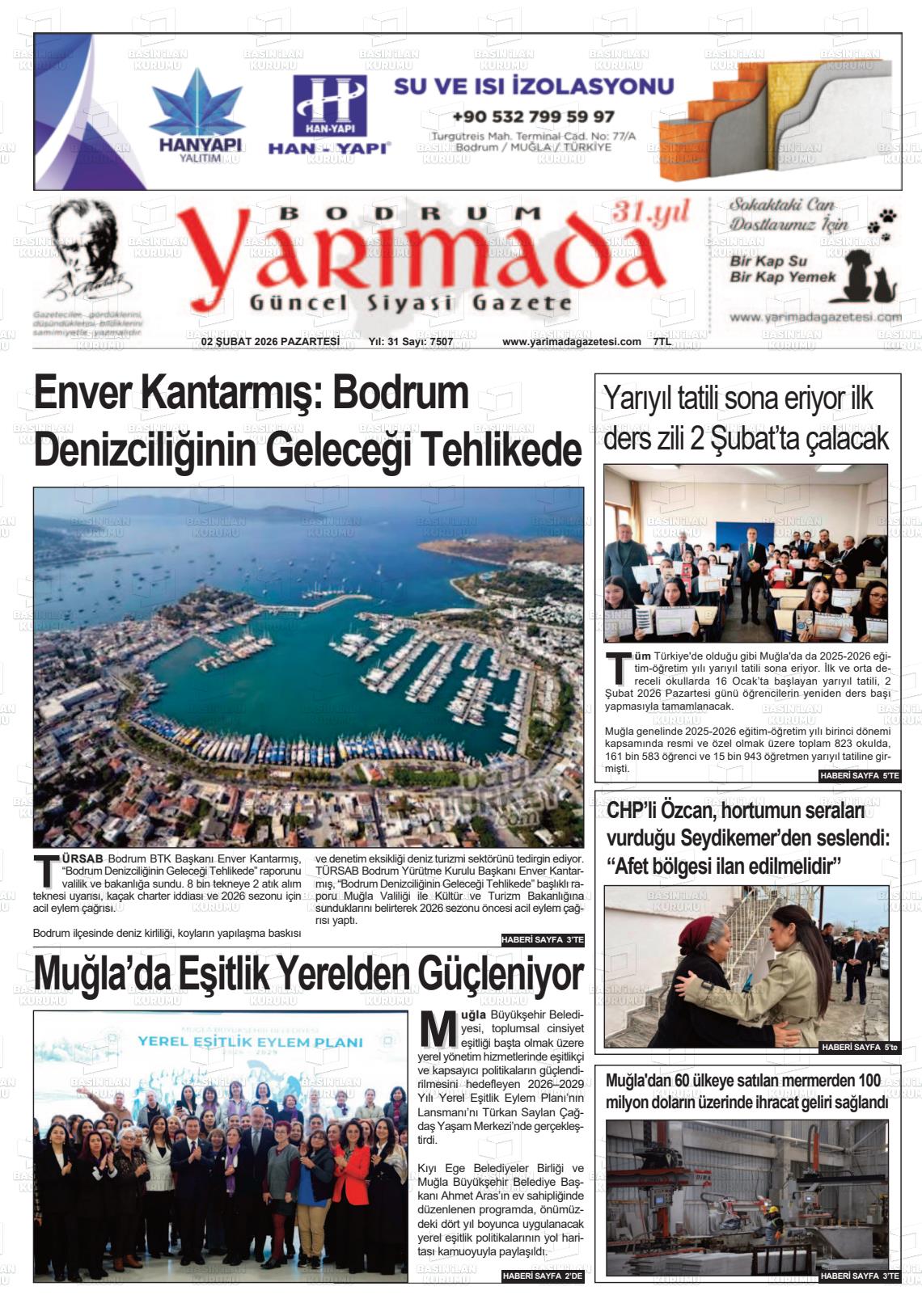 Mugla Yarimada 02.02.2026