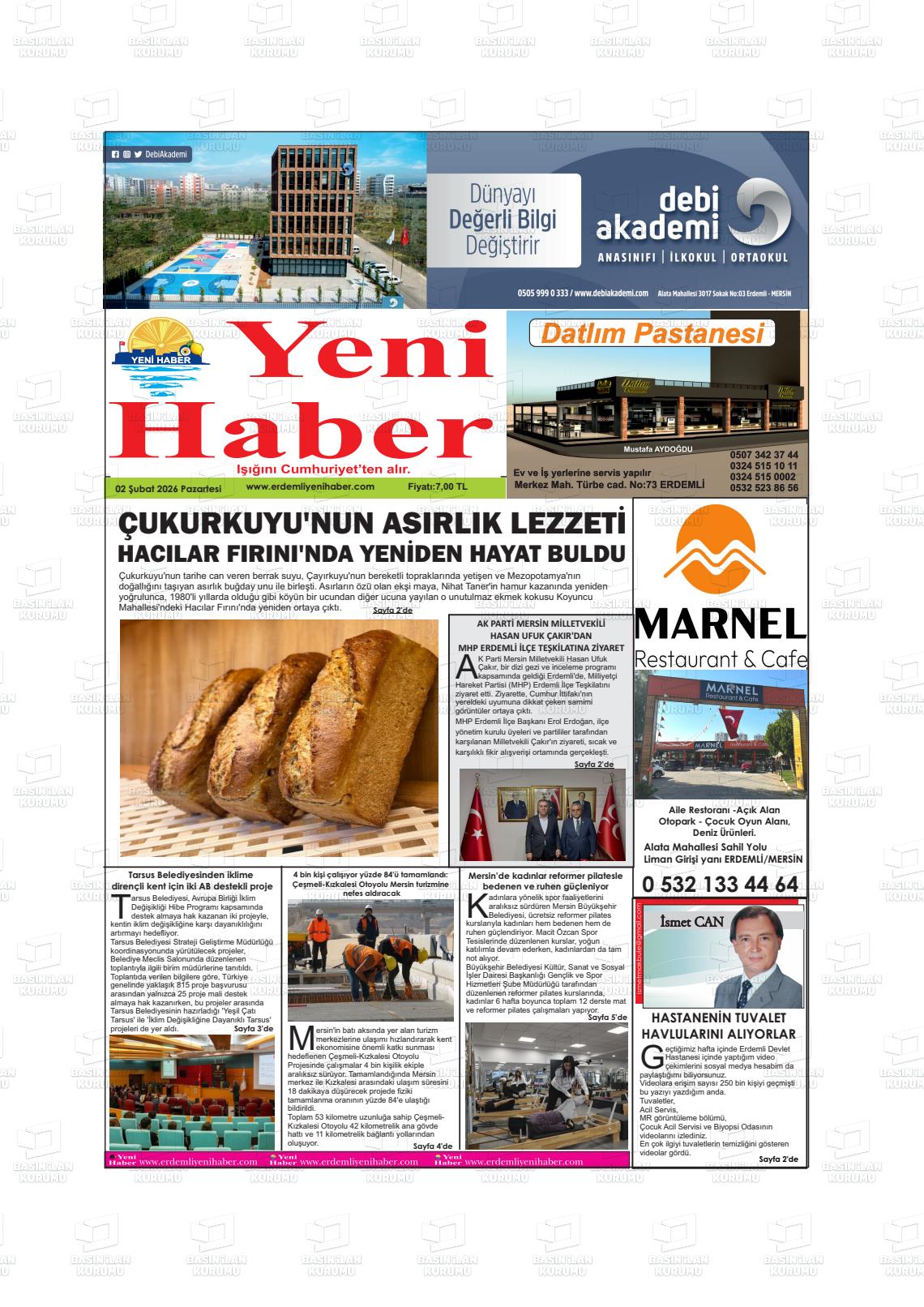 Konya Yenihaber 02.02.2026