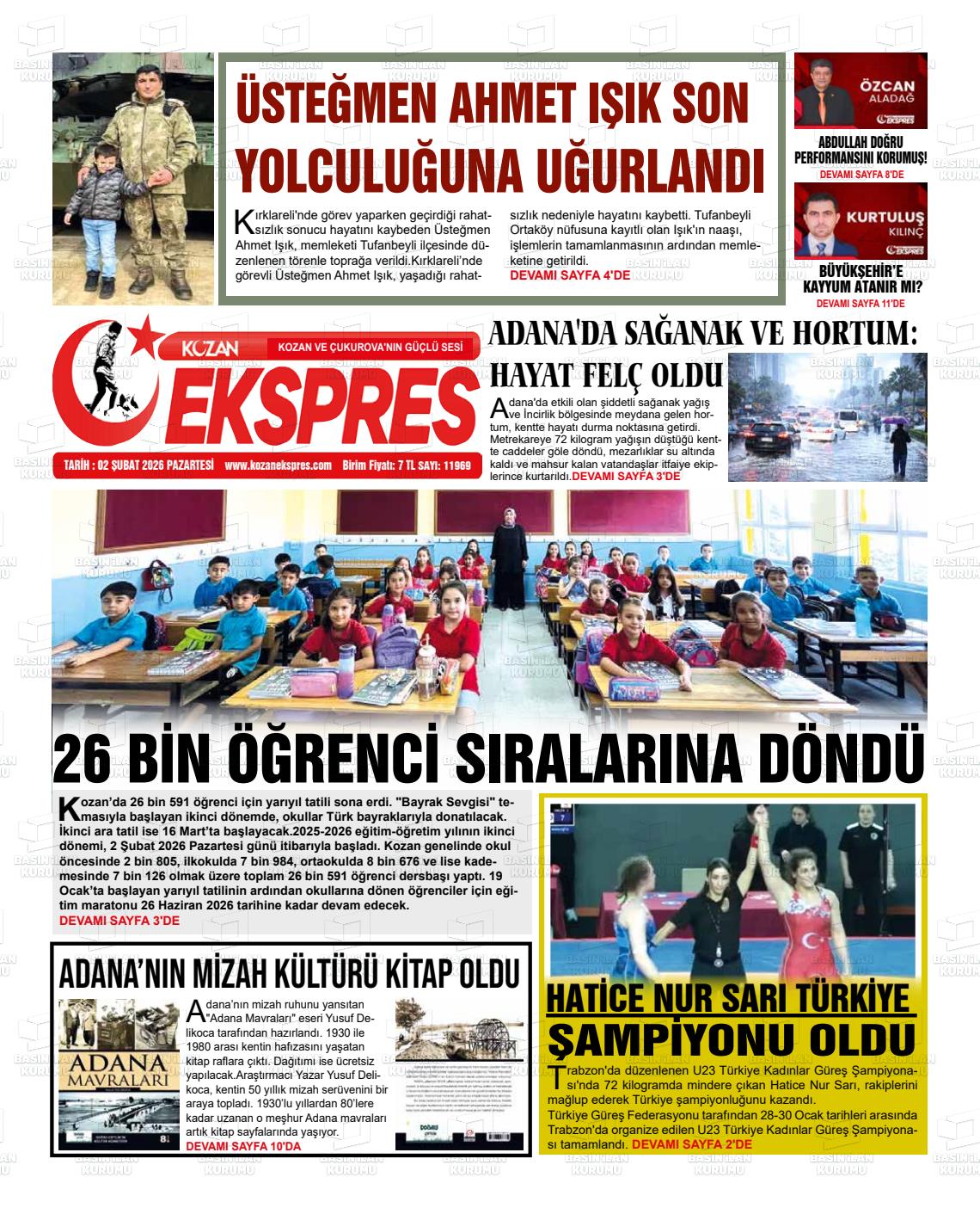 Adana Yenihursoz 02.02.2026