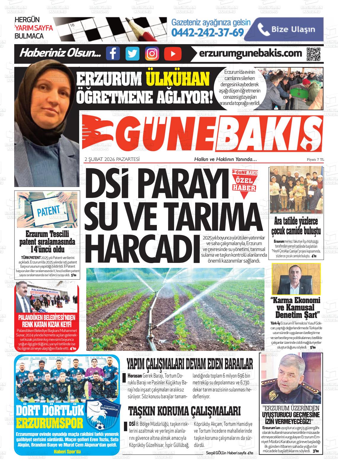 Erzurum Yenikusak 02.02.2026