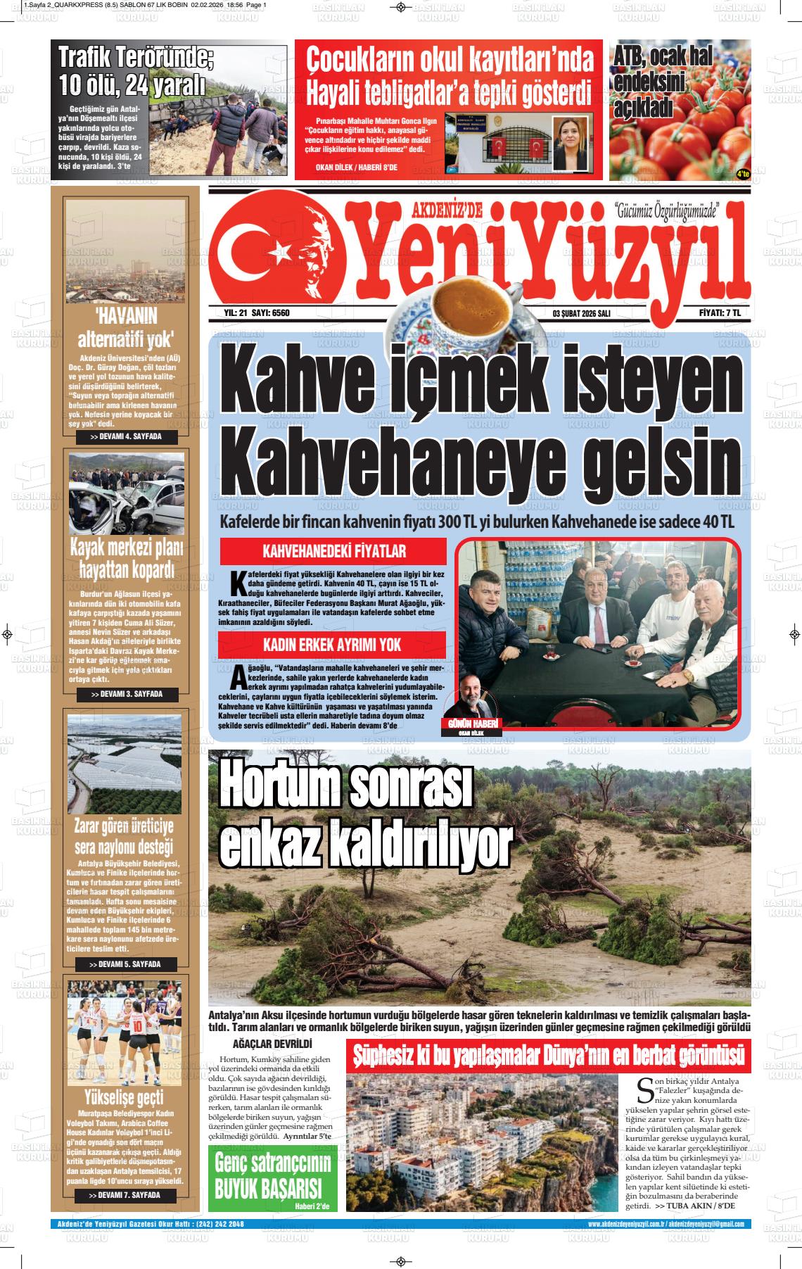 Antalya Akdenizdeyeniyuzyil 03.02.2026