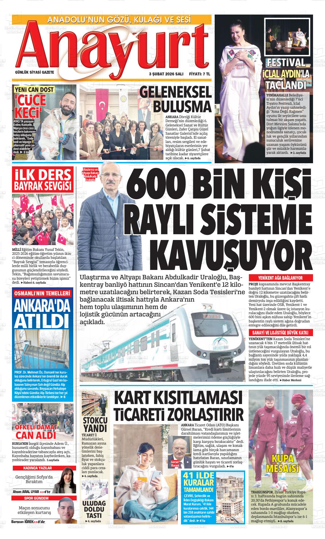 Ankara Anayurt 03.02.2026