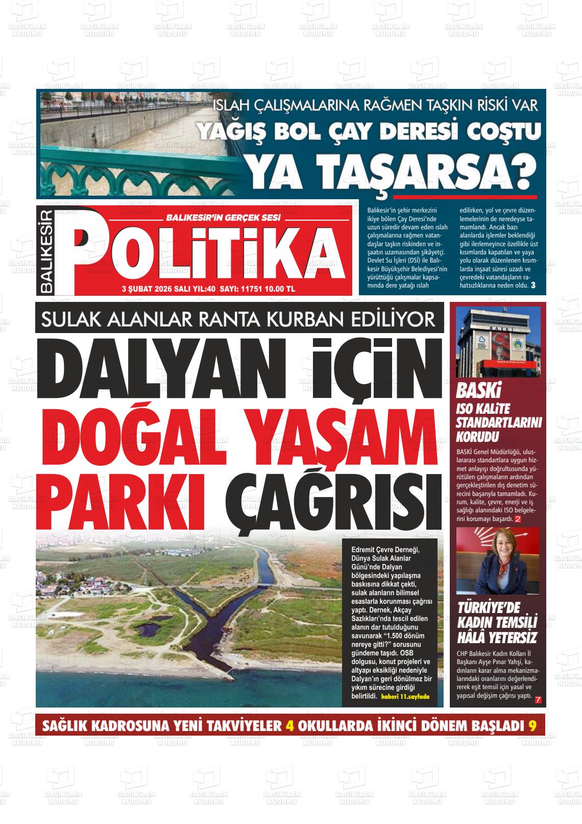 Balikesir Politika 03.02.2026