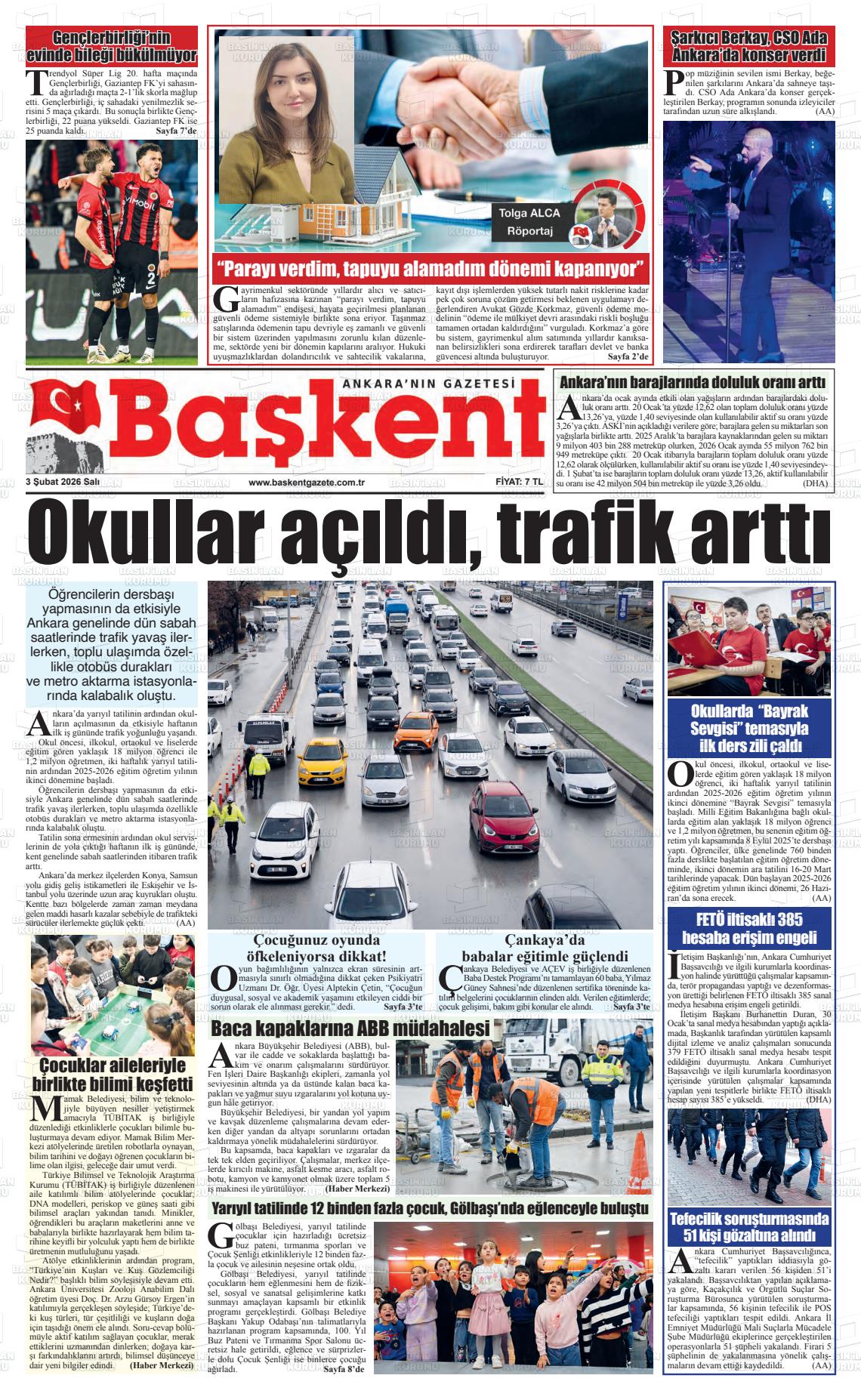 Ankara Baskent 03.02.2026