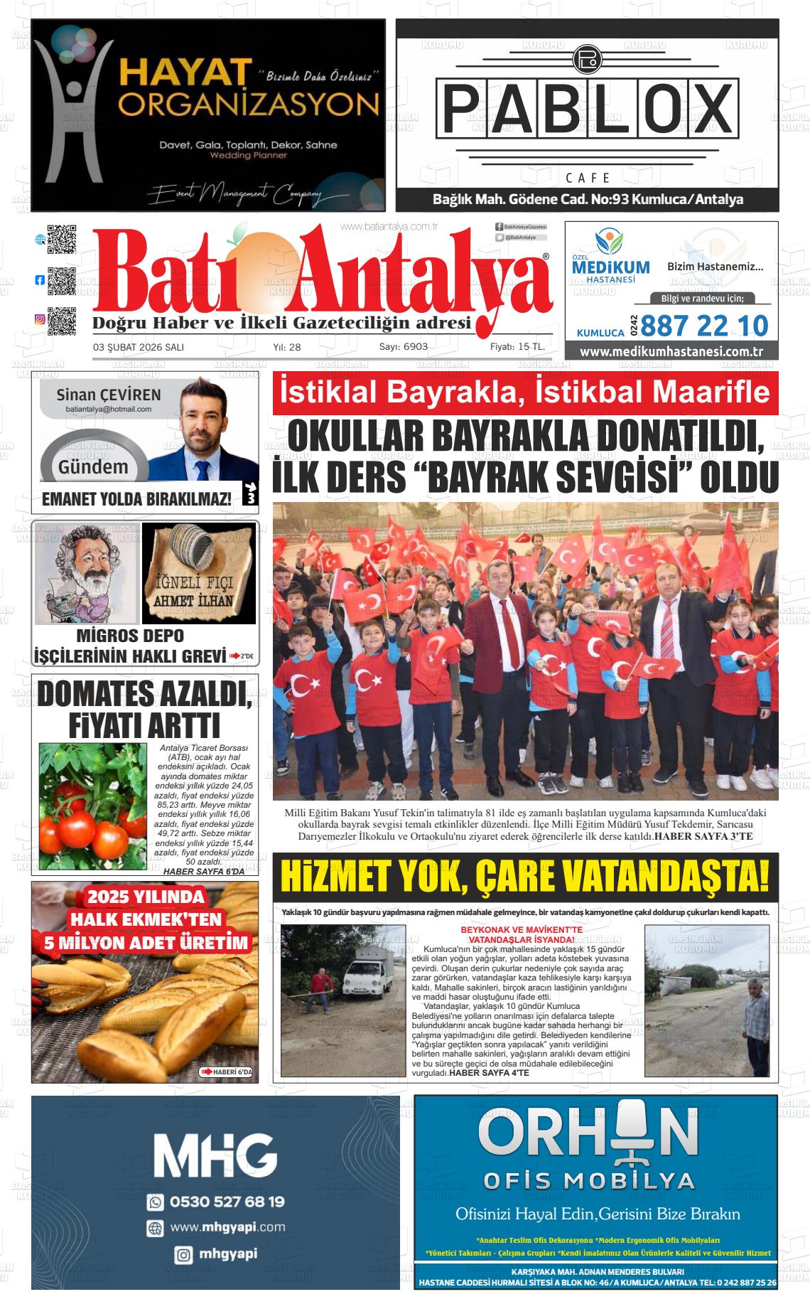 Antalya Bati 03.02.2026