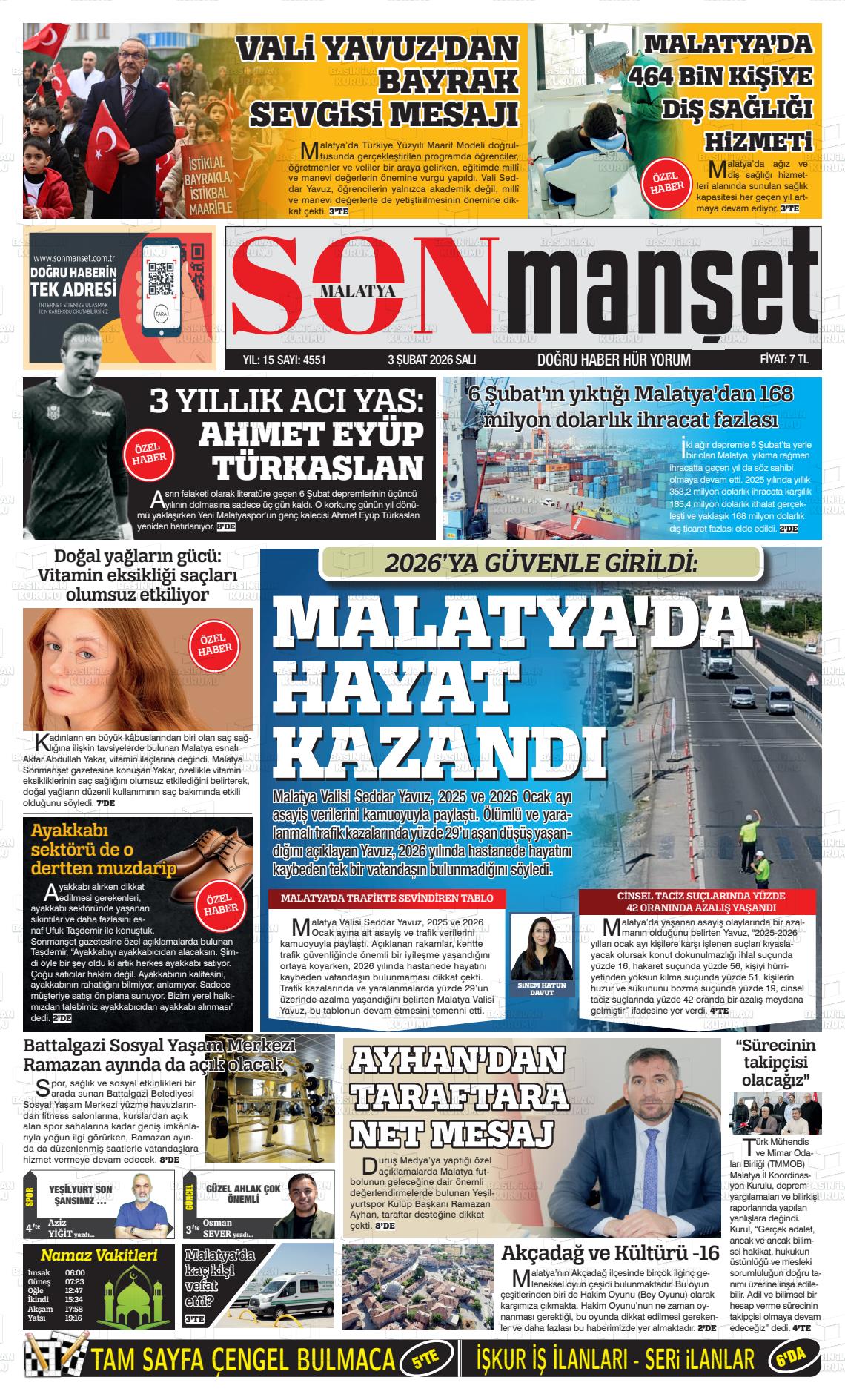 Malatya Busabah 03.02.2026