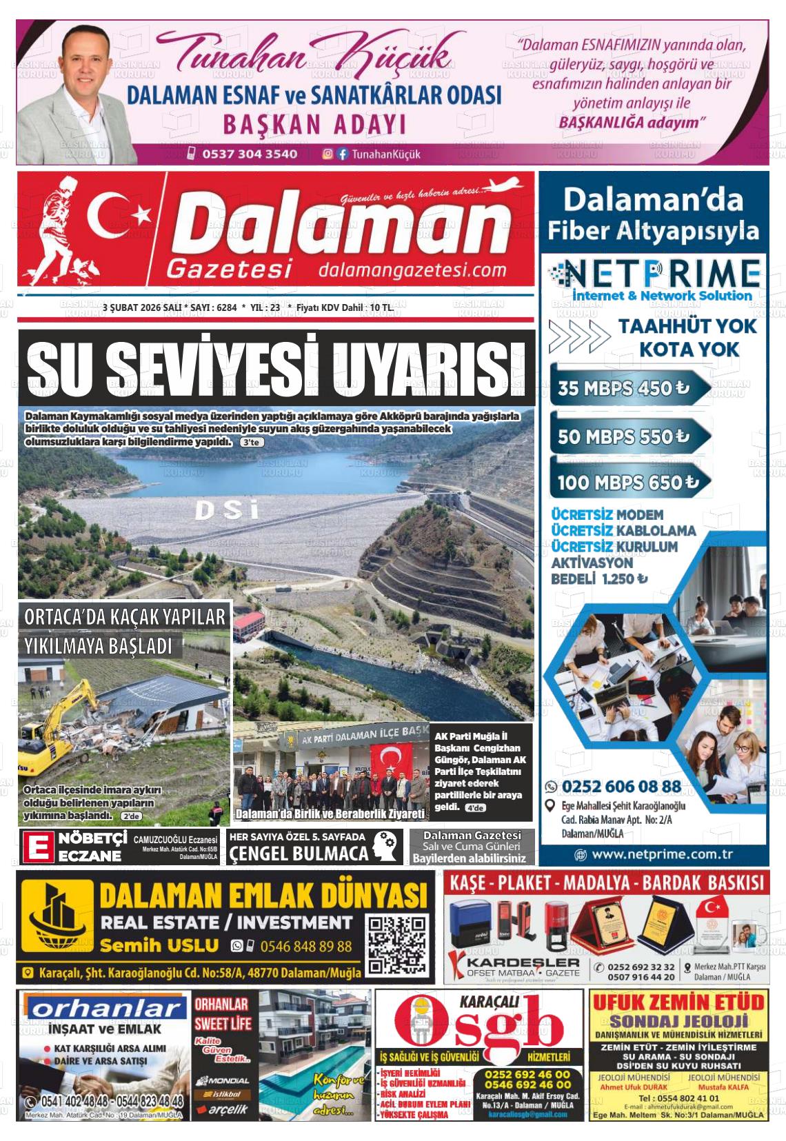 Mugla Dalaman 03.02.2026