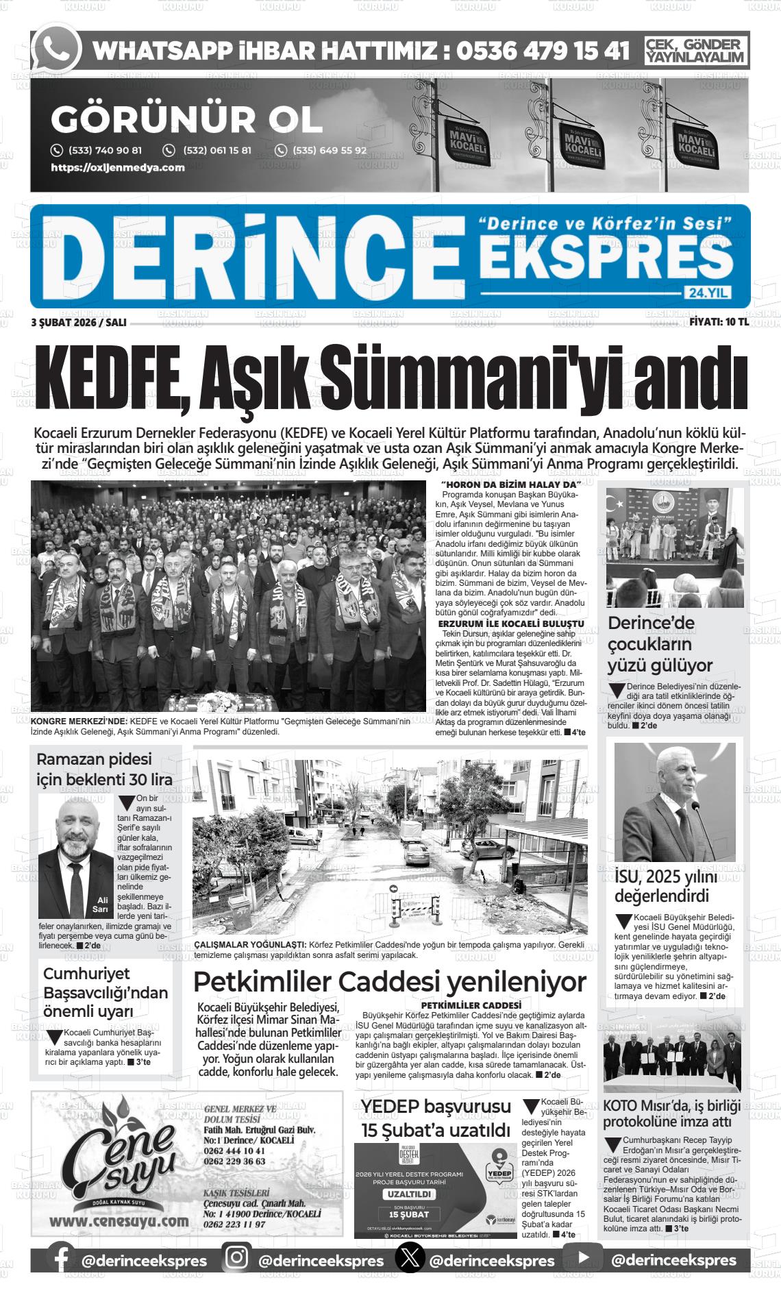 Kocaeli Derinceekspres 03.02.2026