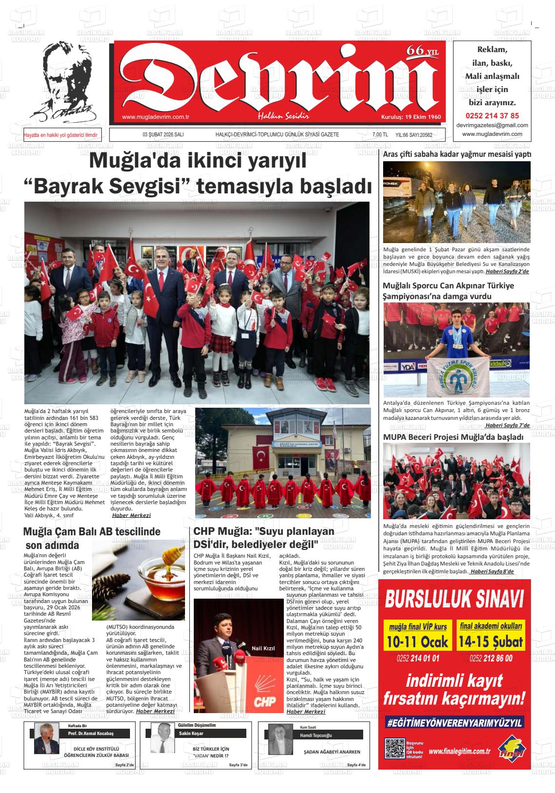 Tekirdag Devrim 03.02.2026