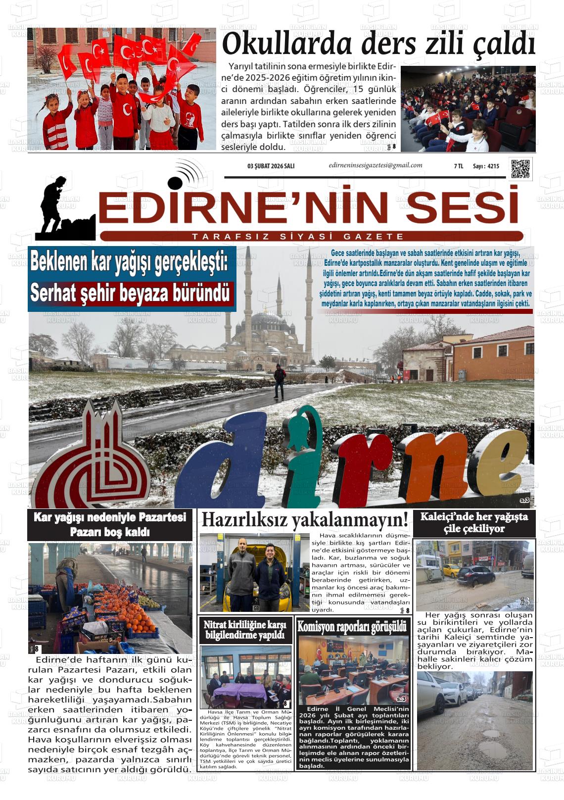 Edirne Star 03.02.2026