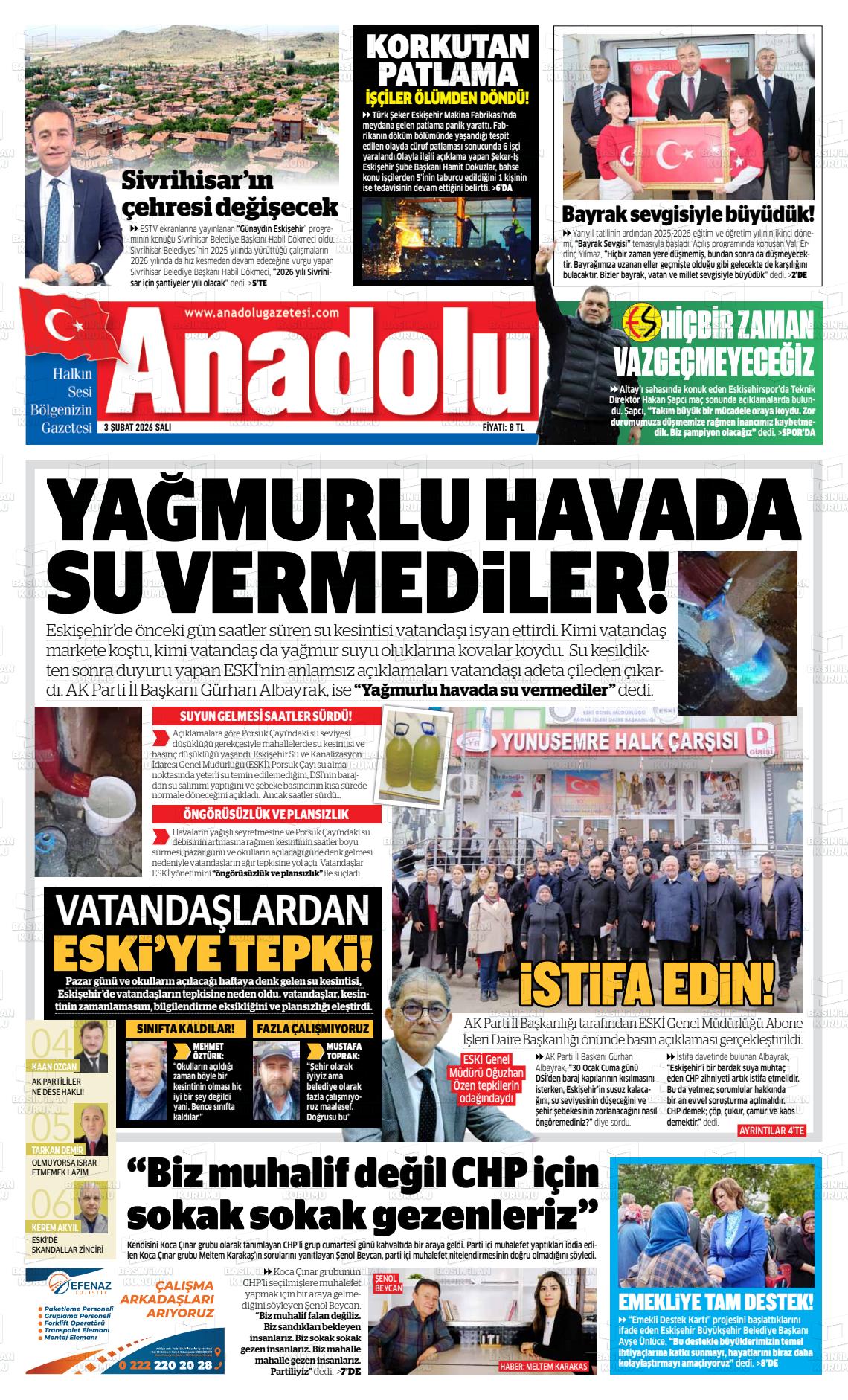 Eskisehir Anadolu 03.02.2026