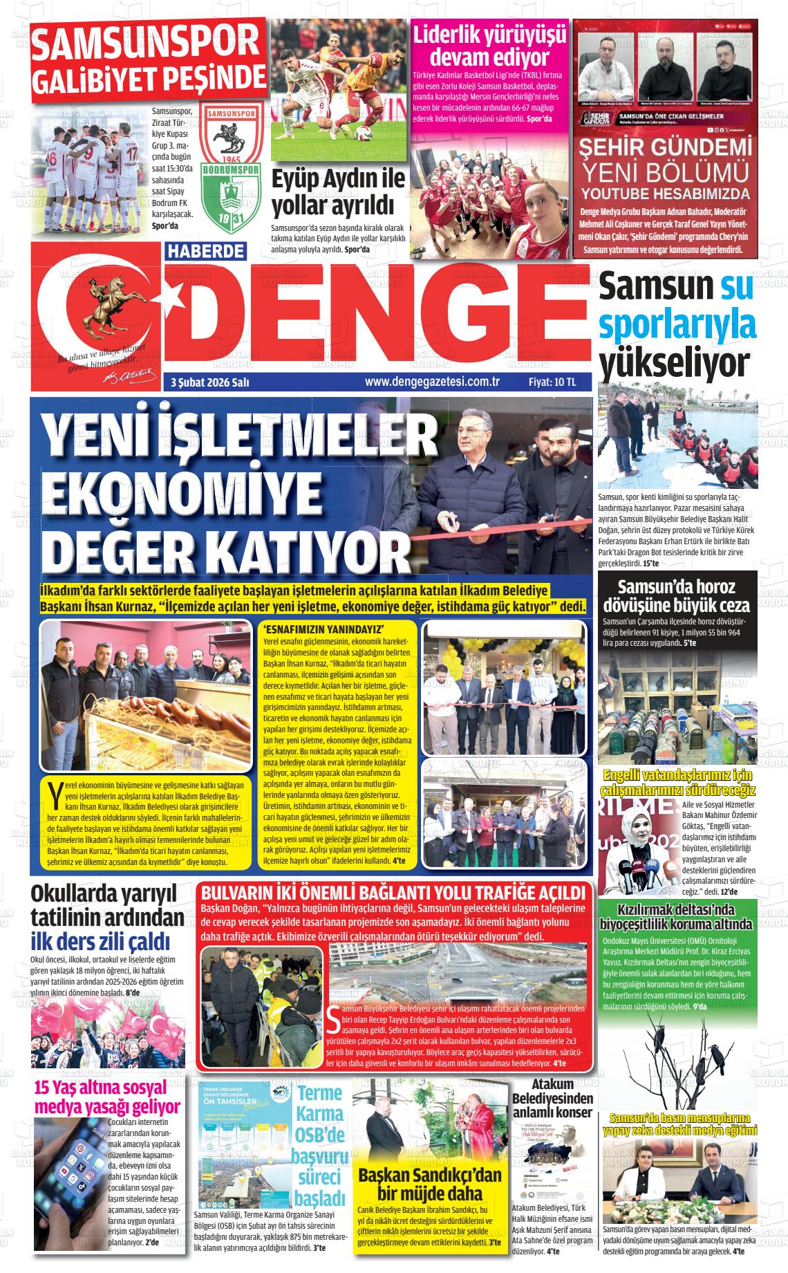 Samsun Haberdedenge 03.02.2026