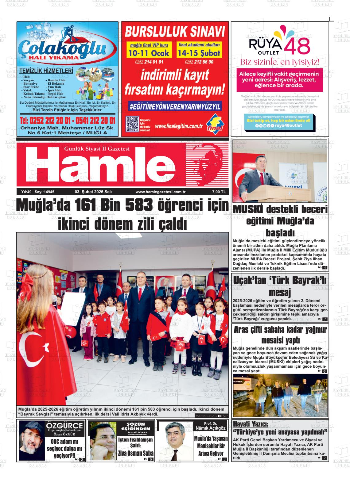 Mugla Hamle 03.02.2026