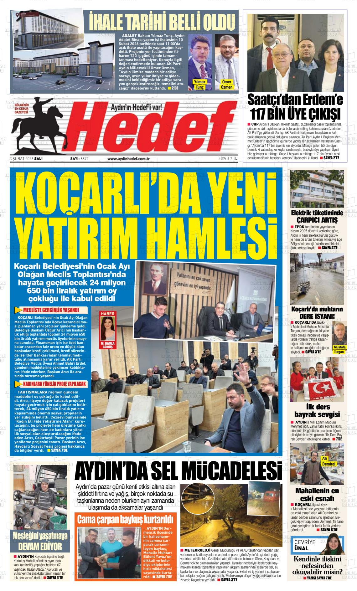 Canakkale Hedef 03.02.2026