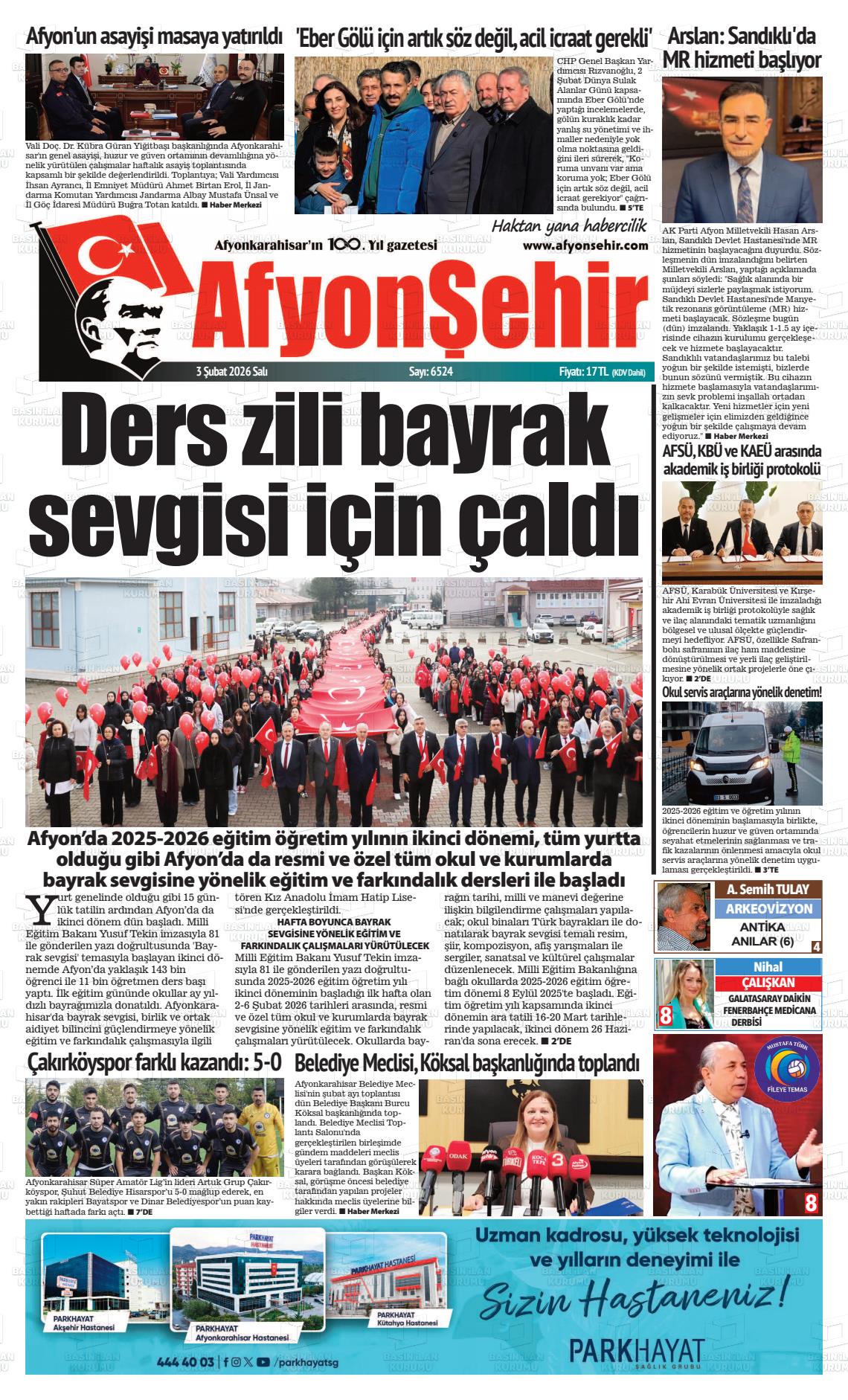 Afyonkarahisar Hisar 03.02.2026
