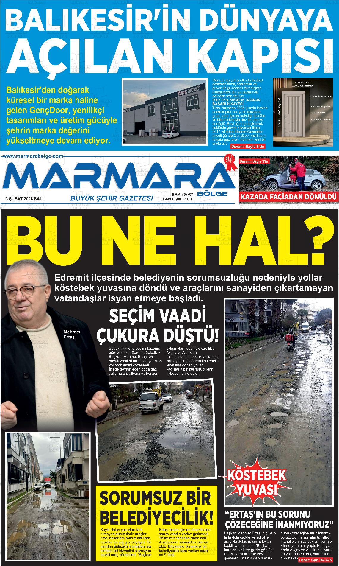 Balikesir Marmarabolge 03.02.2026