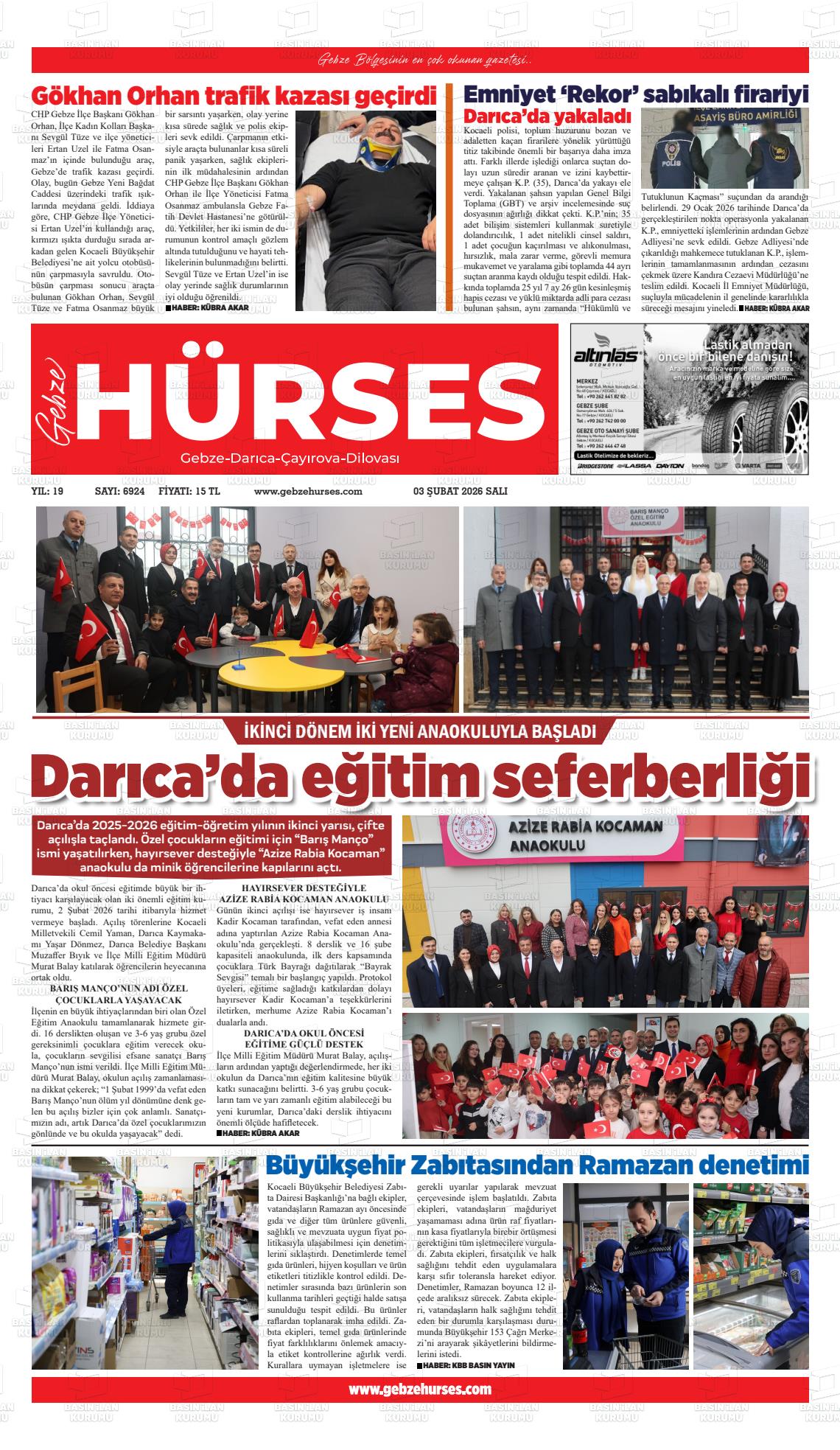 Kocaeli Marmaragebze 03.02.2026