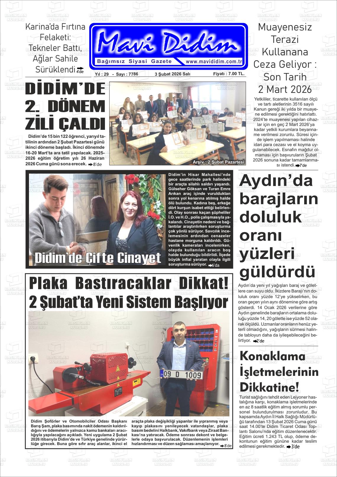 Aydin Mavididim 03.02.2026