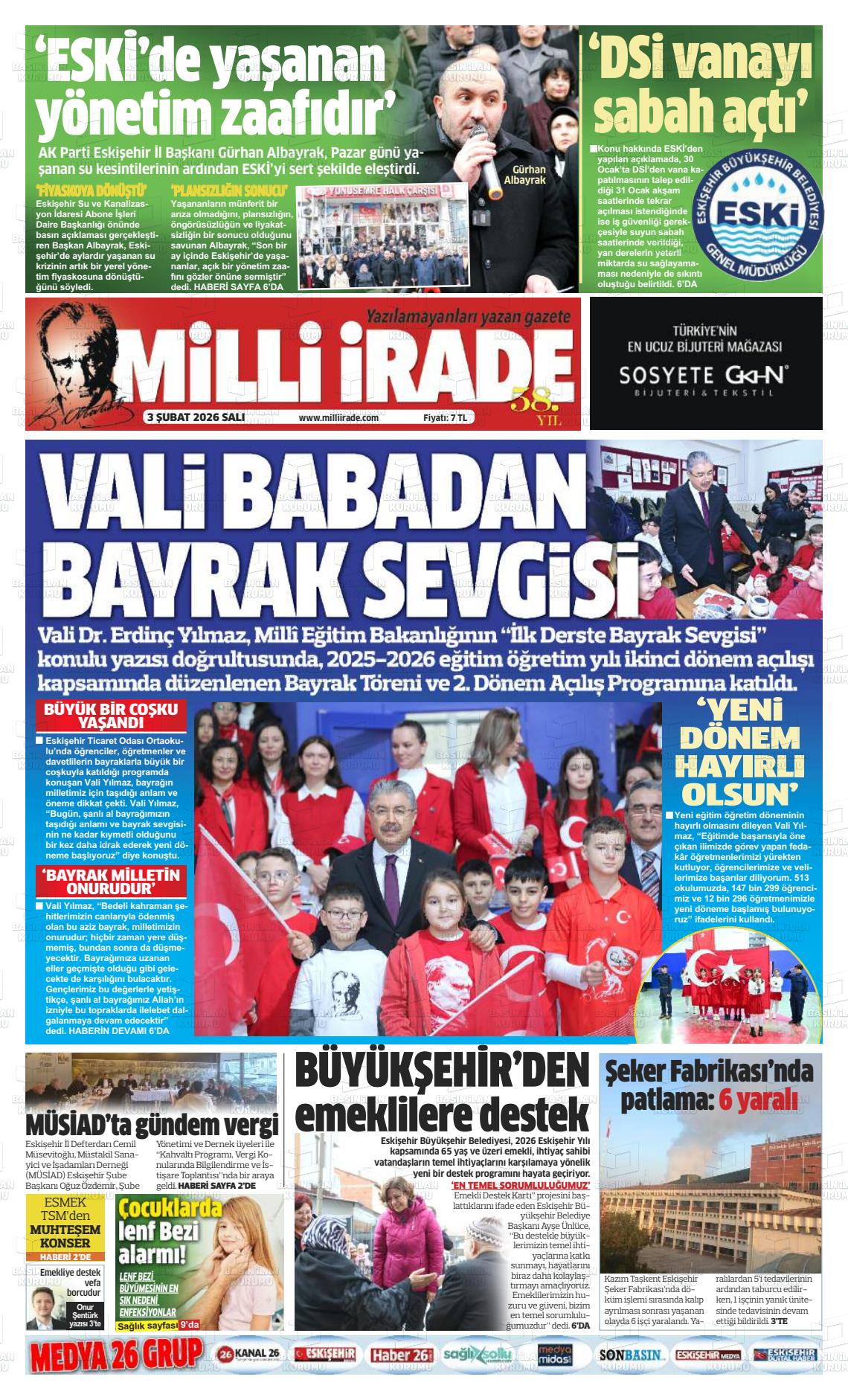 Konya Milliirade 03.02.2026