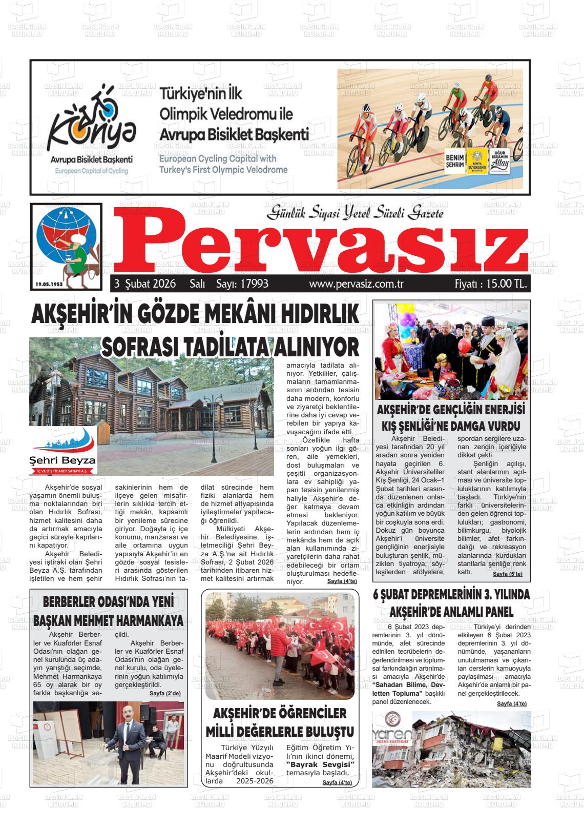 Konya Pervasiz 03.02.2026