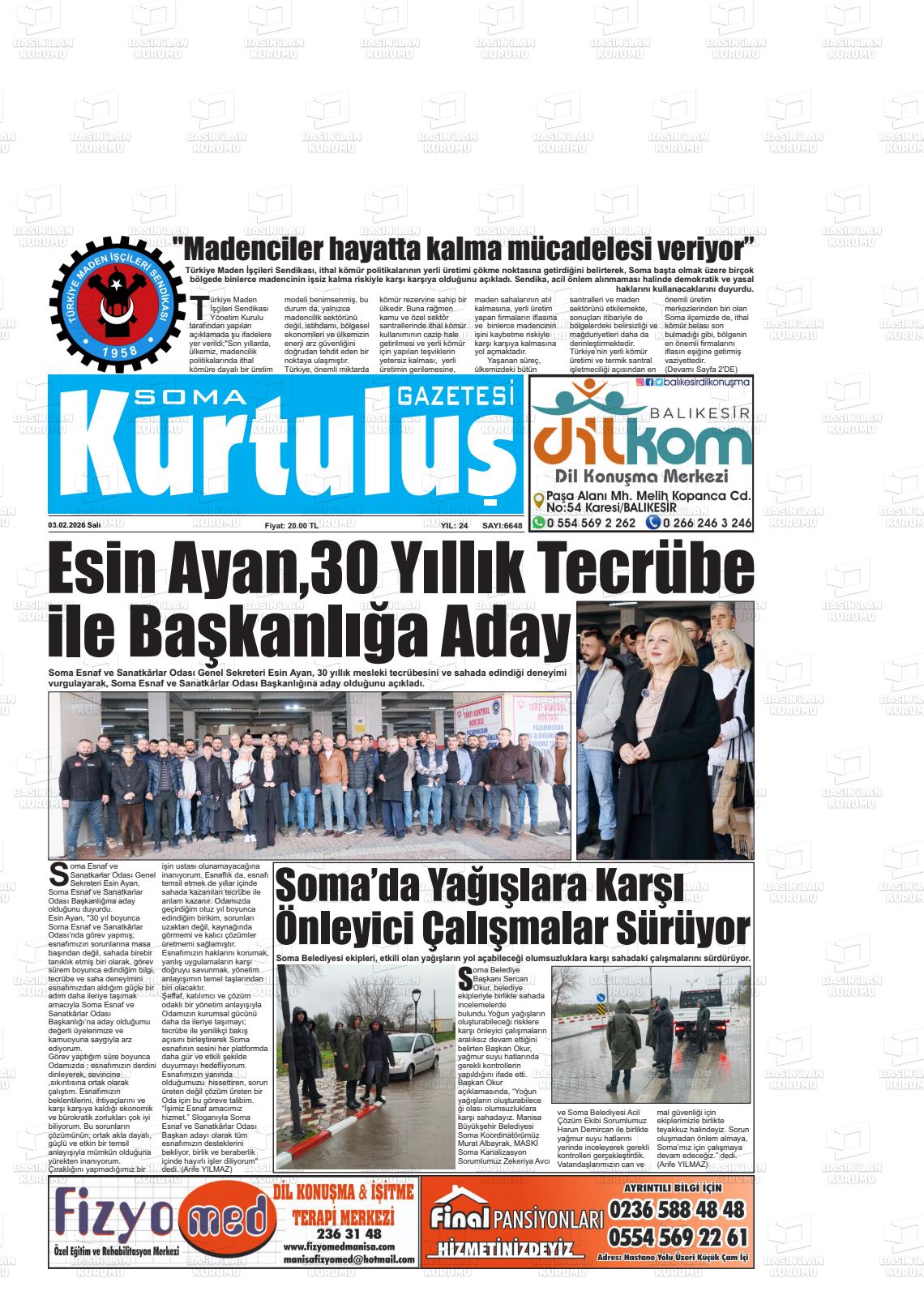 Manisa Somagundem 03.02.2026