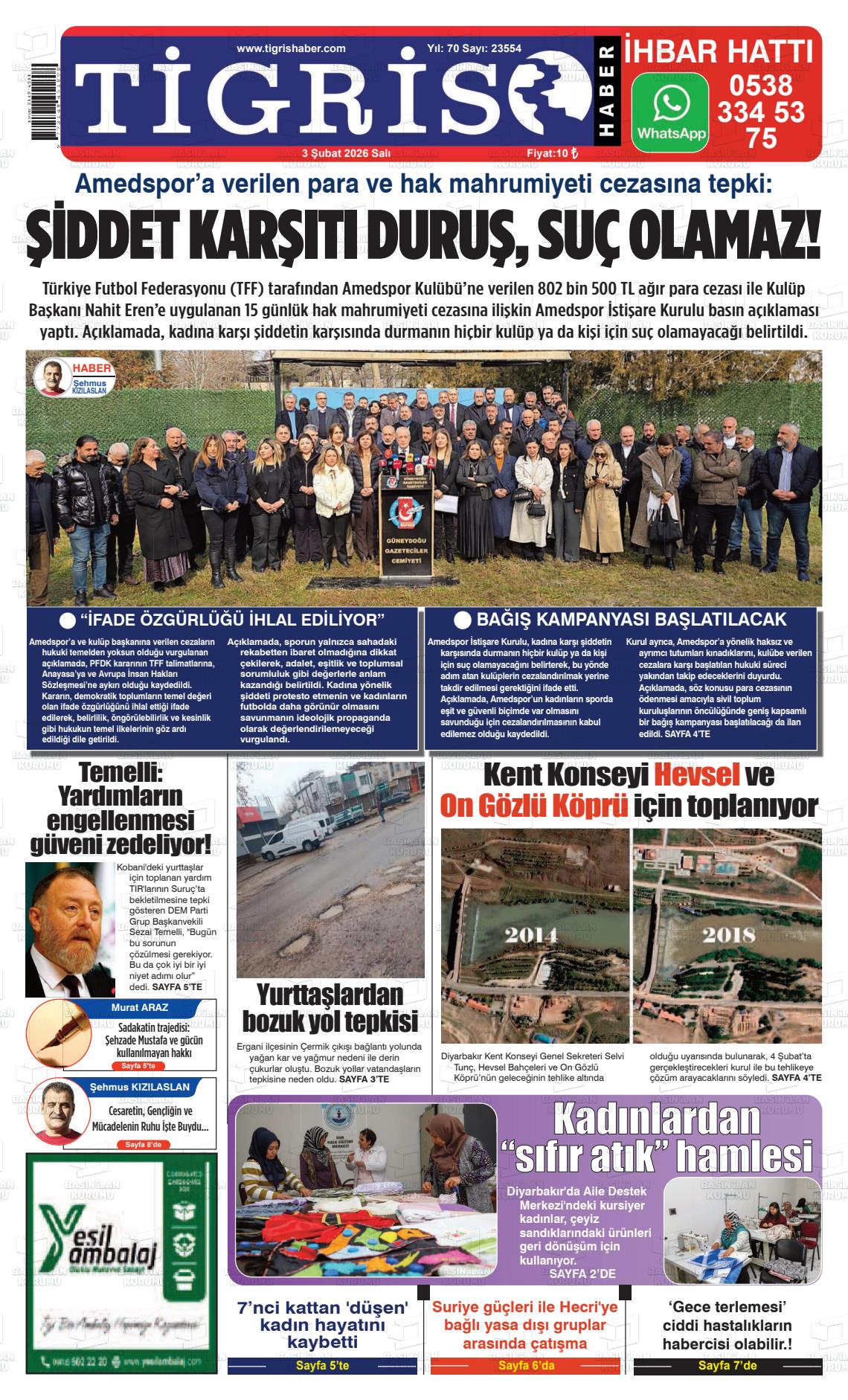 Diyarbakir Tirgis 03.02.2026