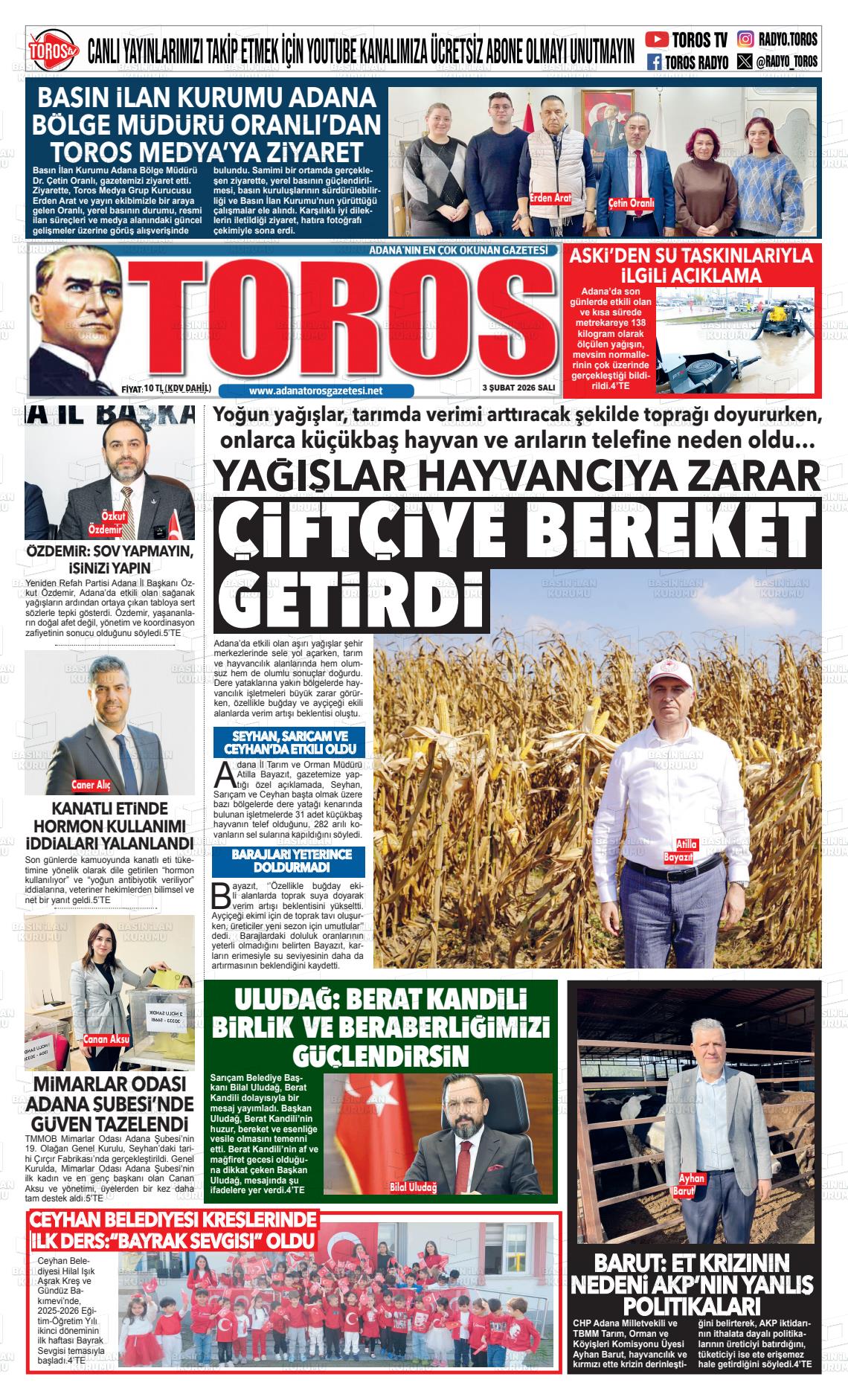 Antalya Toros 03.02.2026