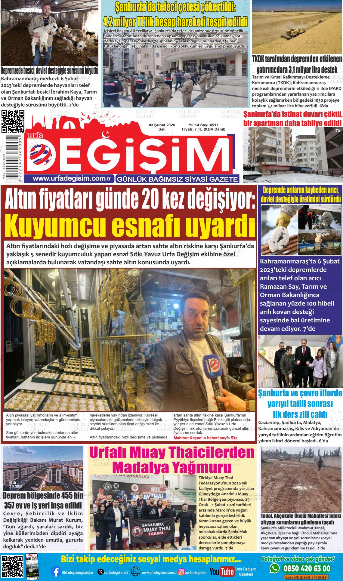 Sanliurfa Urfastar 03.02.2026