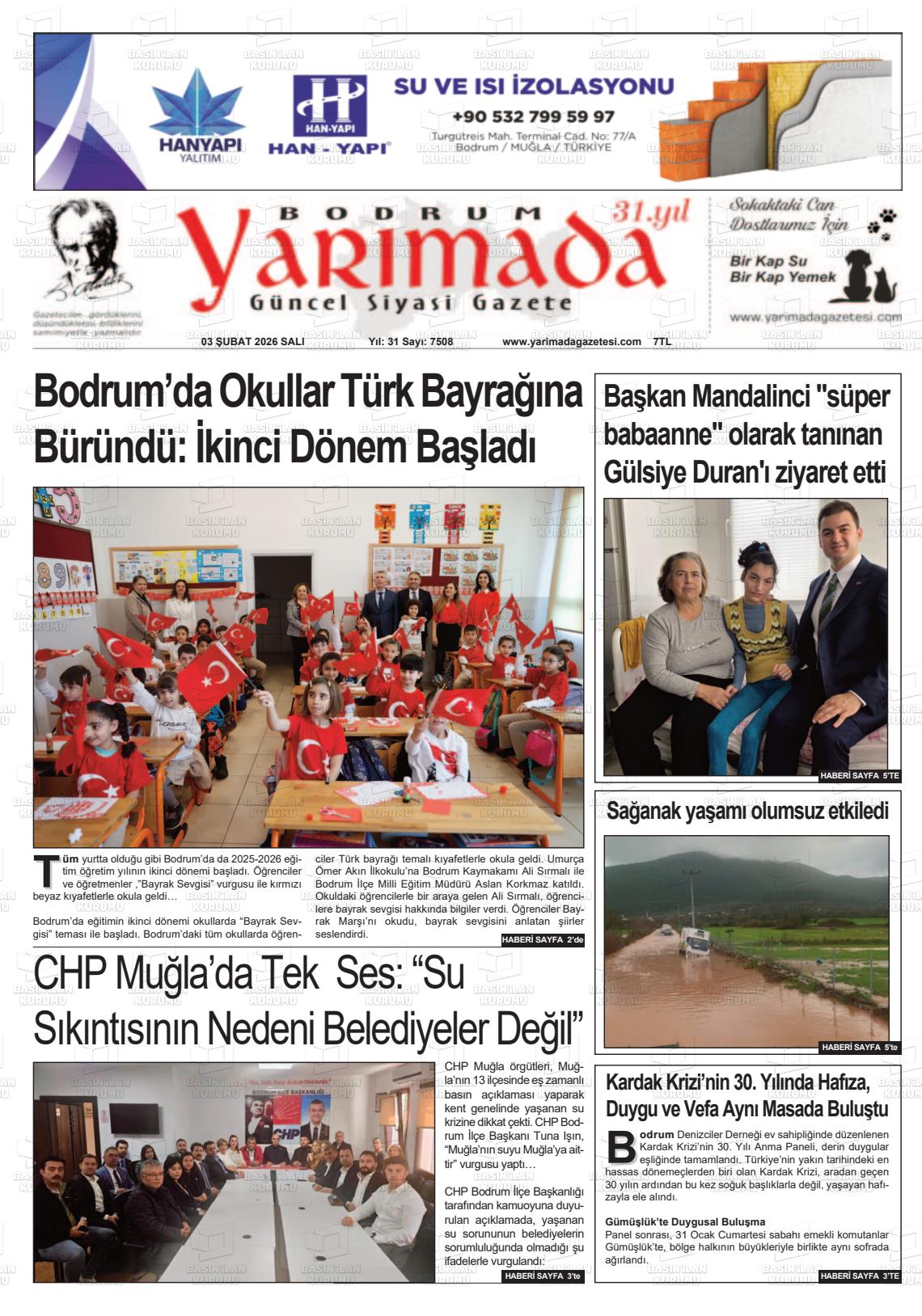 Mugla Yarimada 03.02.2026