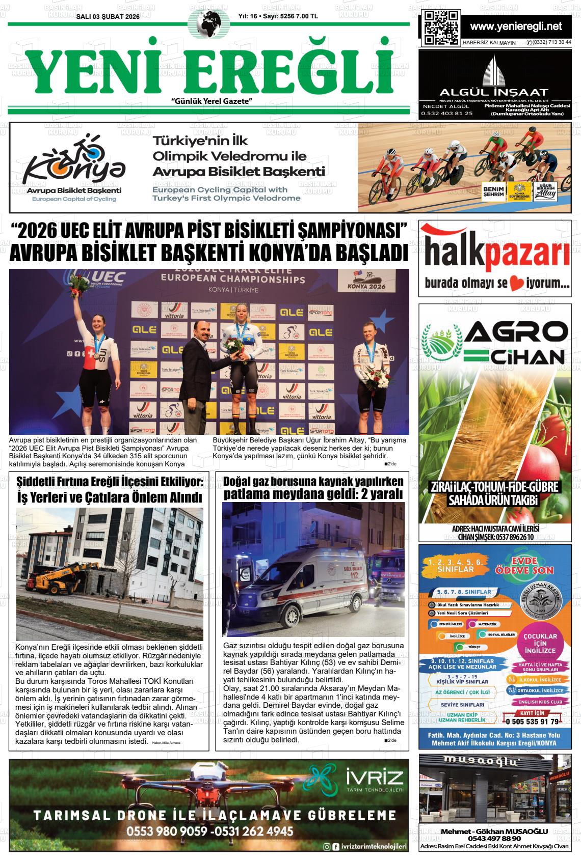 Konya Yenieregli 03.02.2026