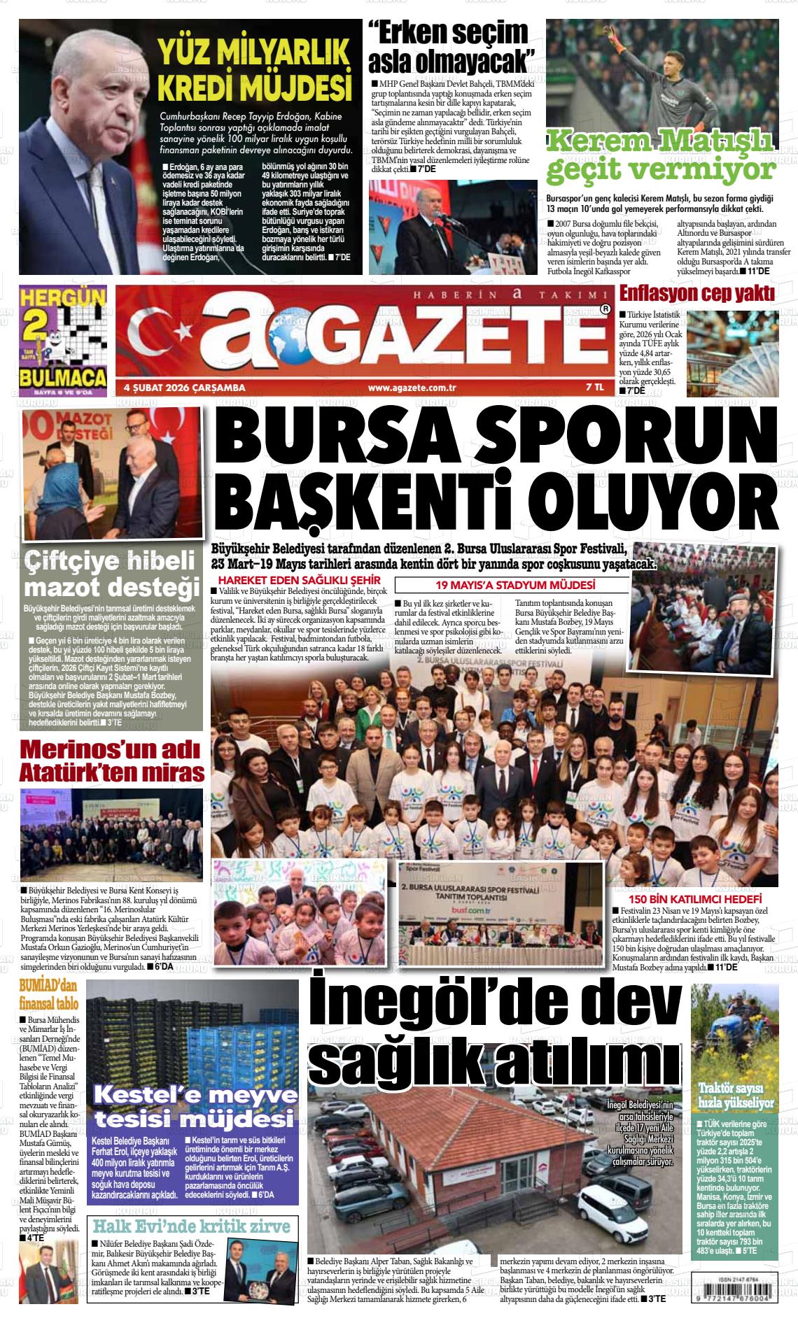 Bursa Agazete 04.02.2026