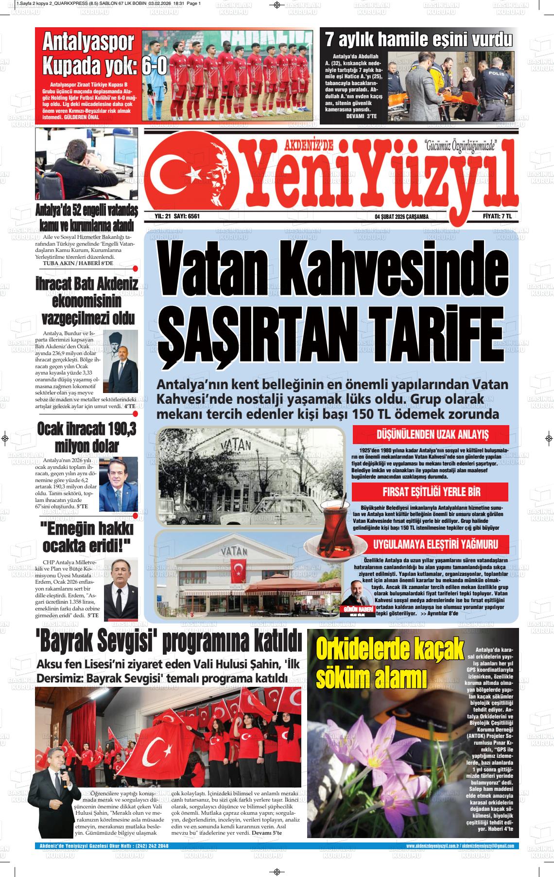 Antalya Akdenizdeyeniyuzyil 04.02.2026