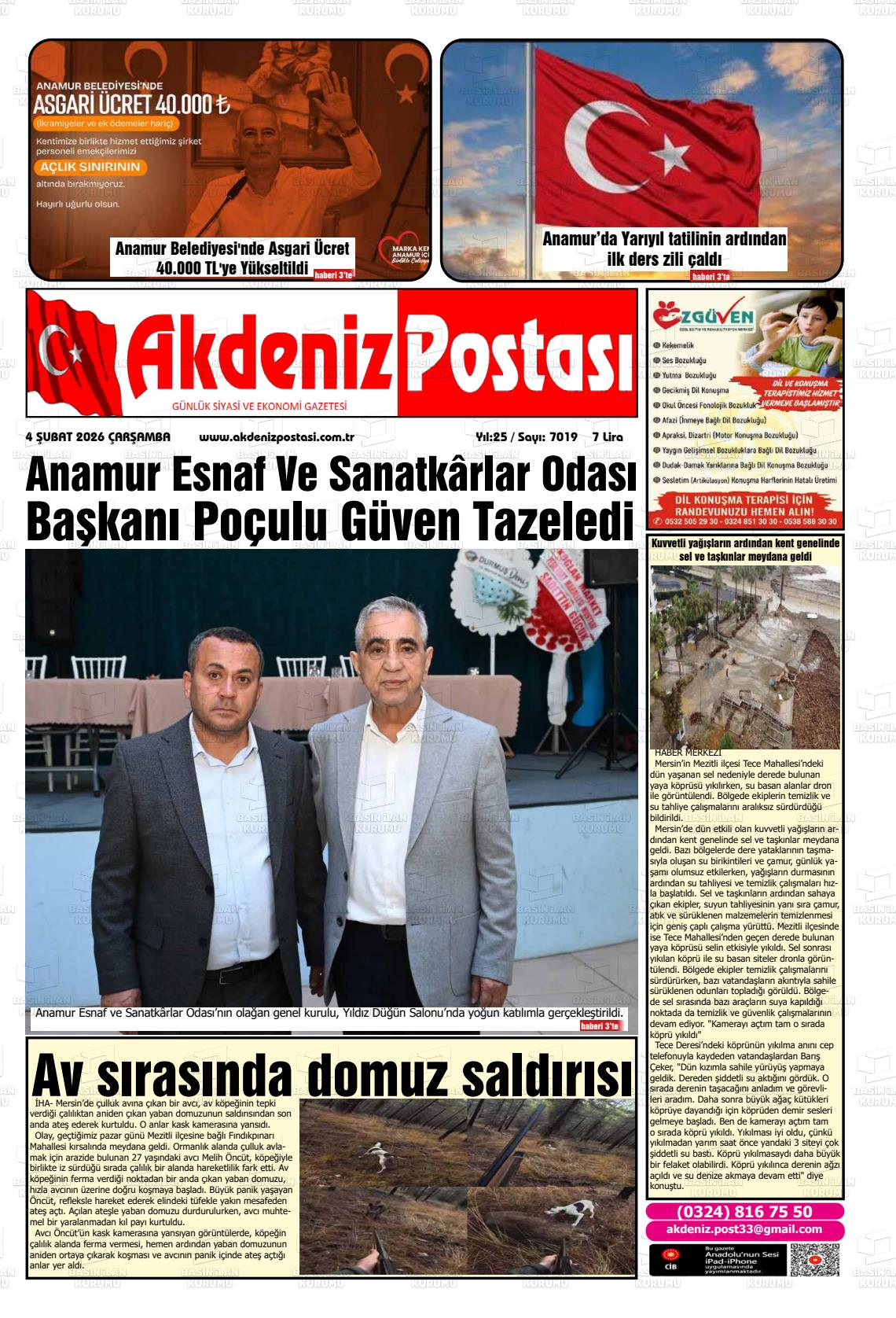 Mersin Akdenizpostasi 04.02.2026