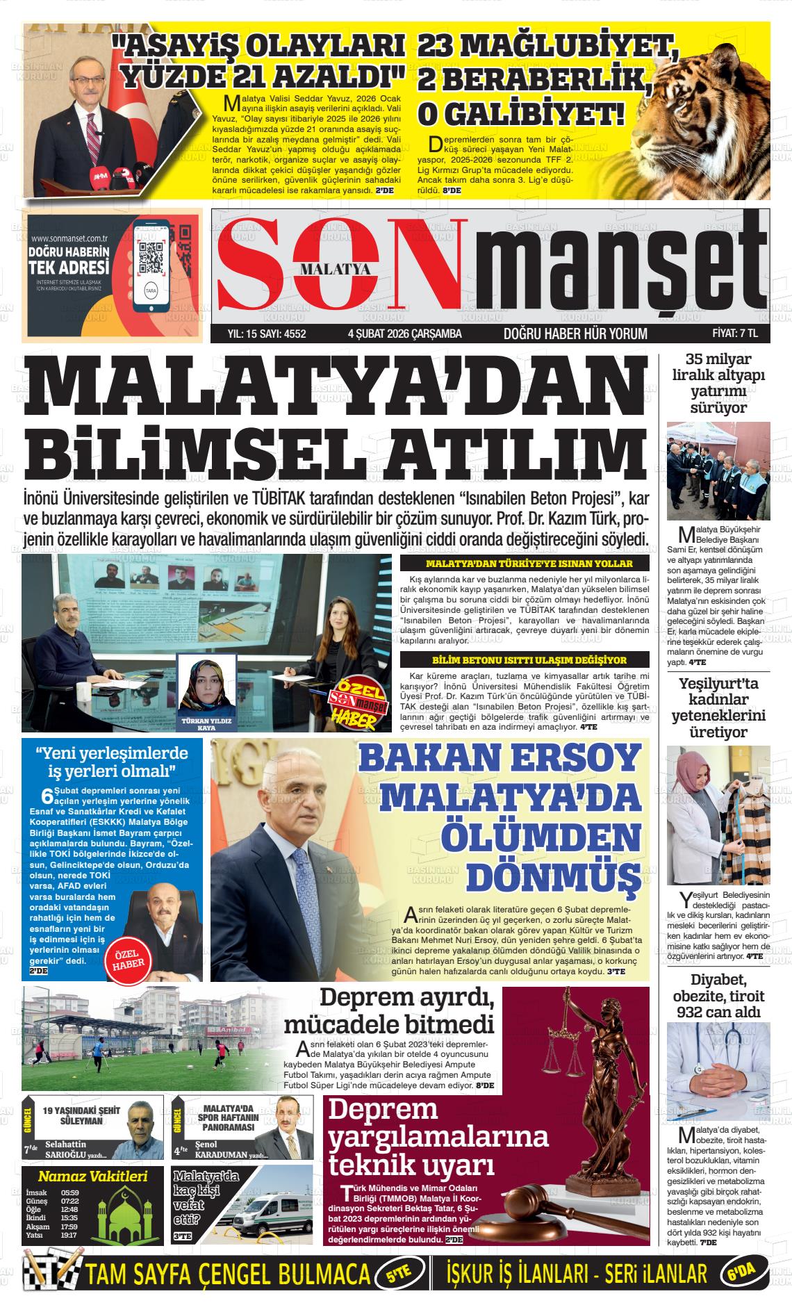 Malatya Busabah 04.02.2026