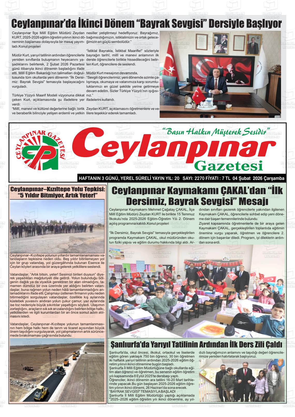 Sanliurfa Ceylanpinar 04.02.2026