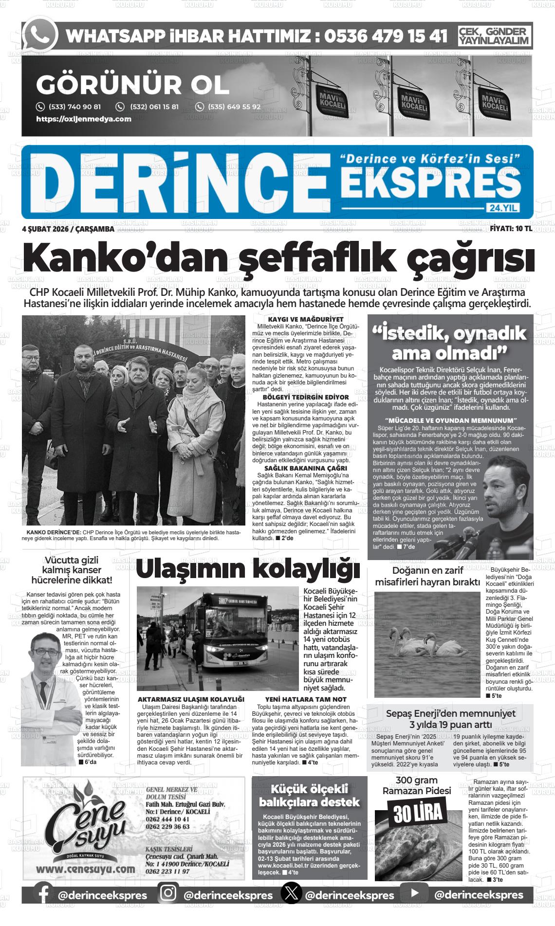 Kocaeli Derinceekspres 04.02.2026