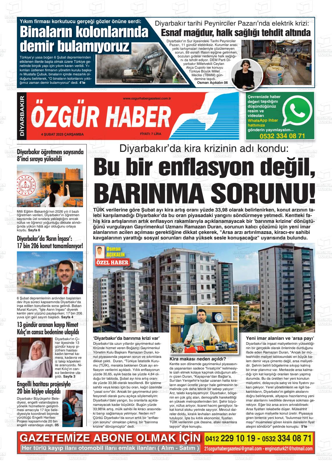 Diyarbakir Ozgurhaber 04.02.2026