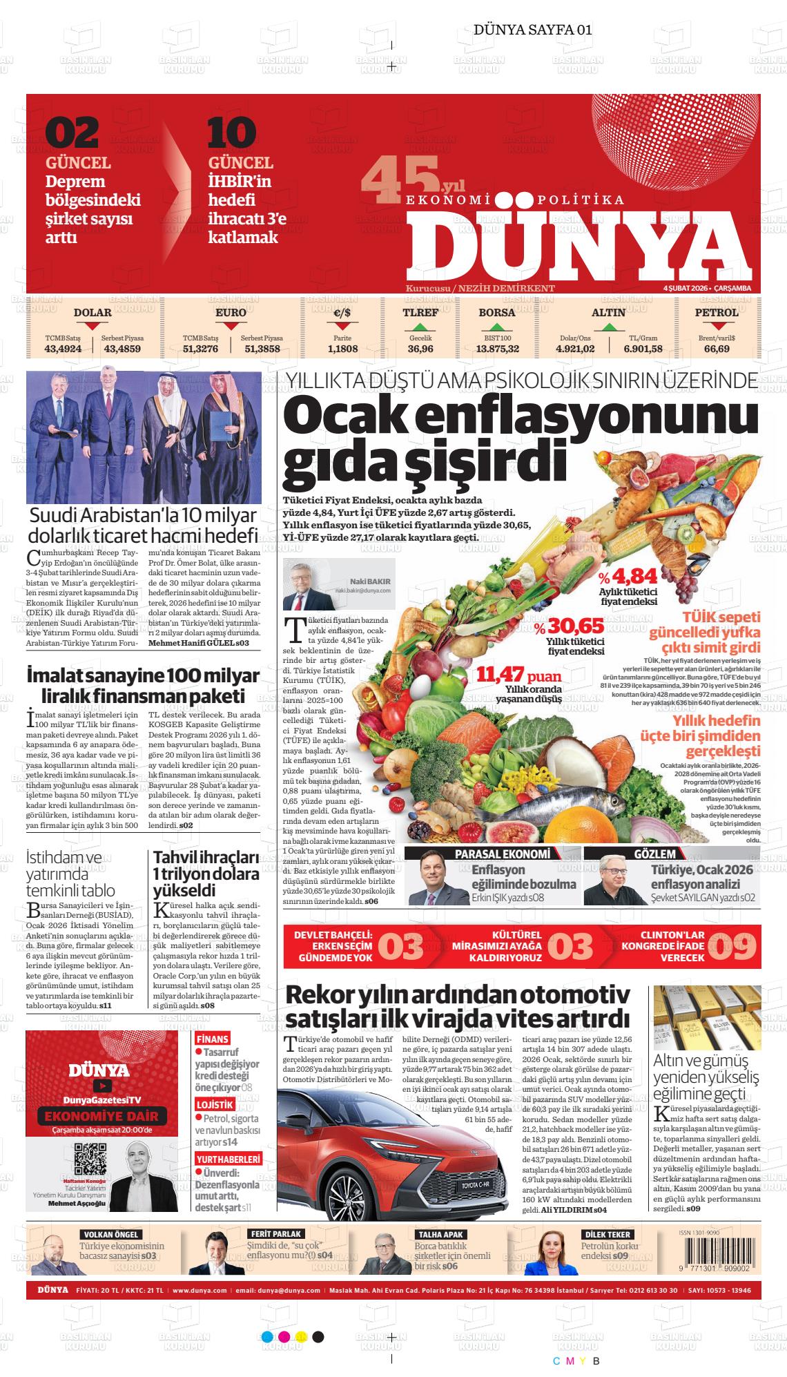 Dünya Gazetesi 04.02.2026