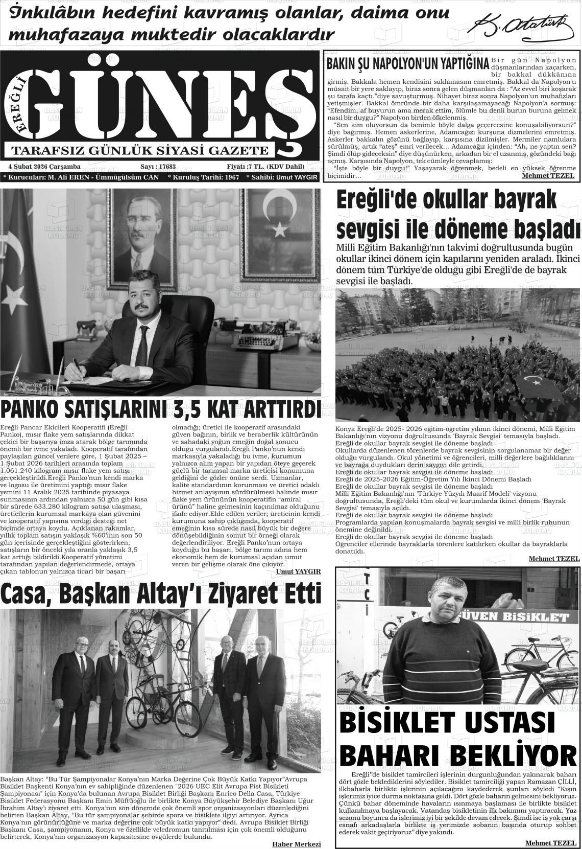 Konya Eregligunes 04.02.2026