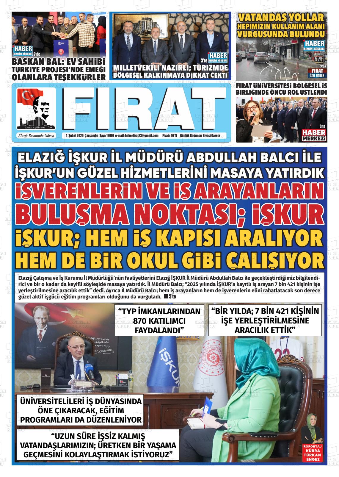 Elazig Firatgazetesi 04.02.2026
