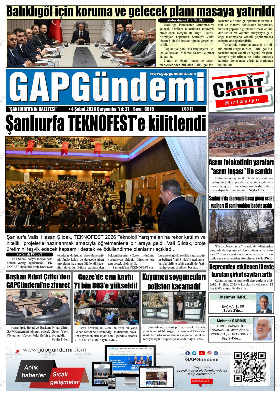 Sanliurfa Gapgundemi 04.02.2026