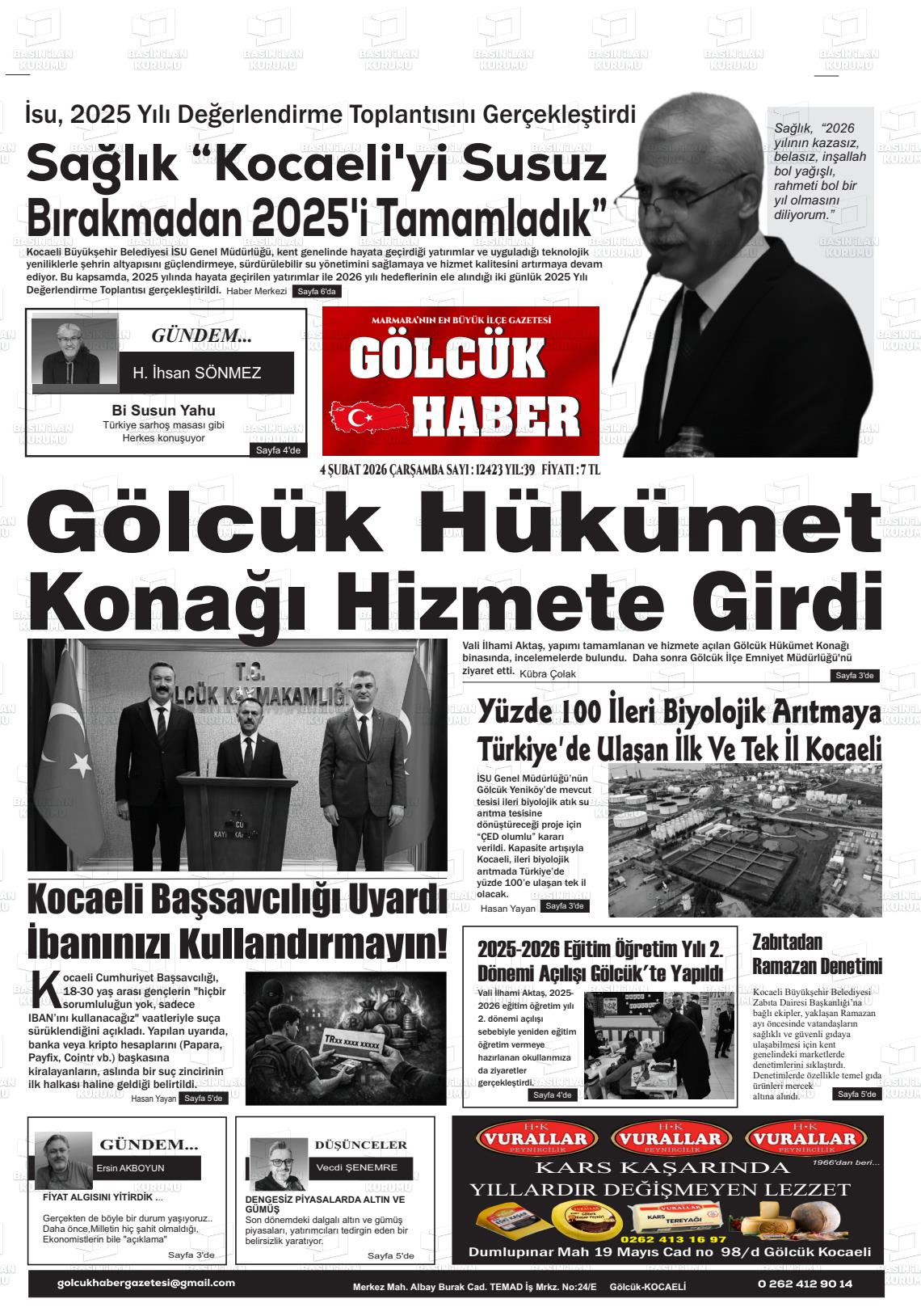 Kocaeli Golcukhaber 04.02.2026